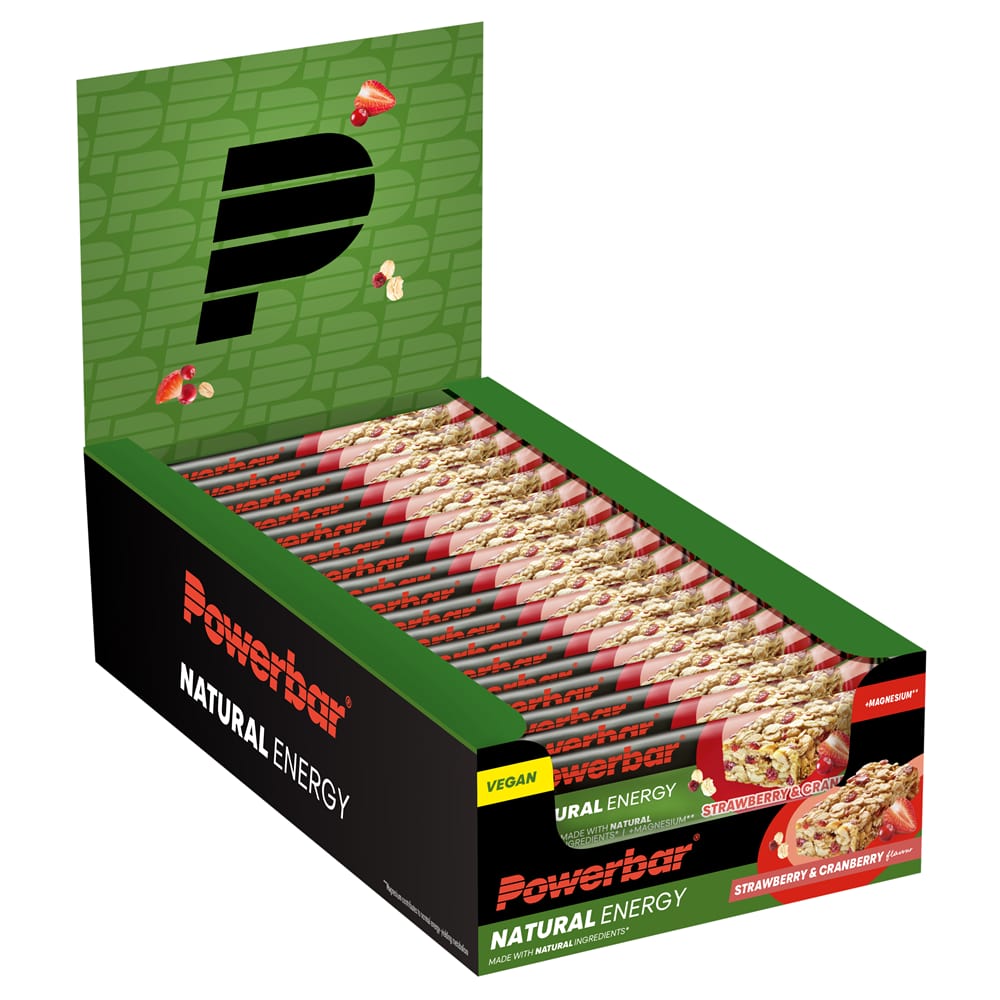 Image of Powerbar Natural Energy Cereal Strawberry&Cranberry 18 x 40 g Sportriegel Grün, Herren, Größe: 0
