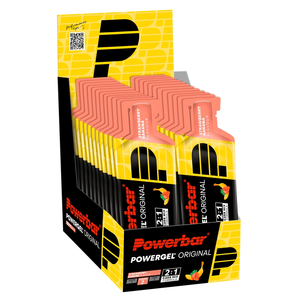 Image of Powerbar Power Original Strawbeery-Banana 24 x 41 g Energy Gel Gelb, Herren, Größe: 0