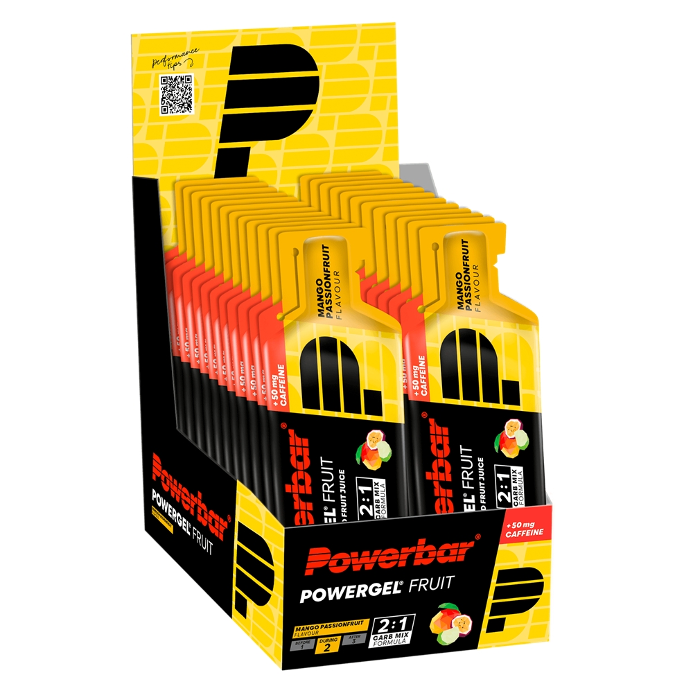 Image of Powerbar Power Fruit Mango Passionsfrucht 24 x 41 g Energy Gel Gelb, Herren, Größe: 0