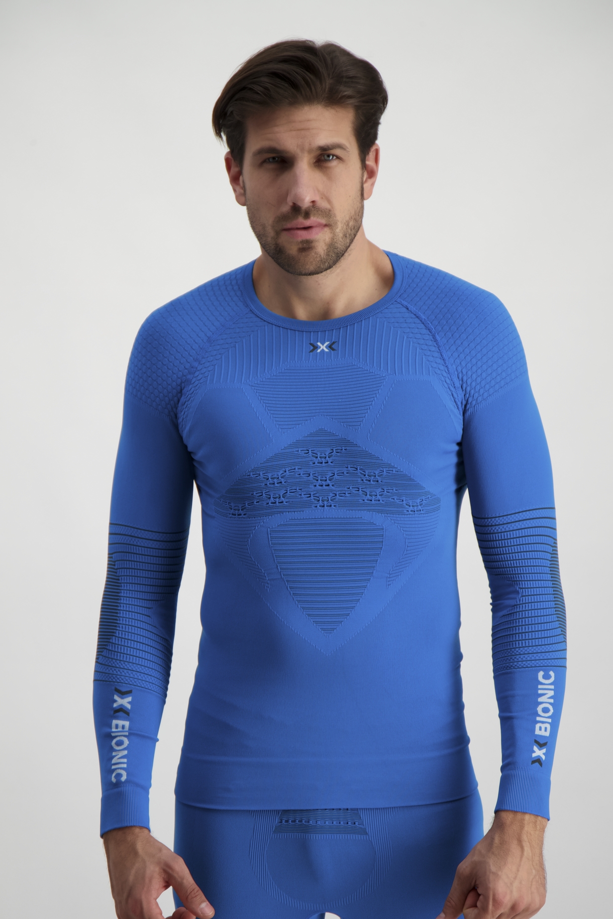 Image of X Bionic Energizer 4.0 Herren Thermo Longsleeve Blau, Herren, Größe: XXL