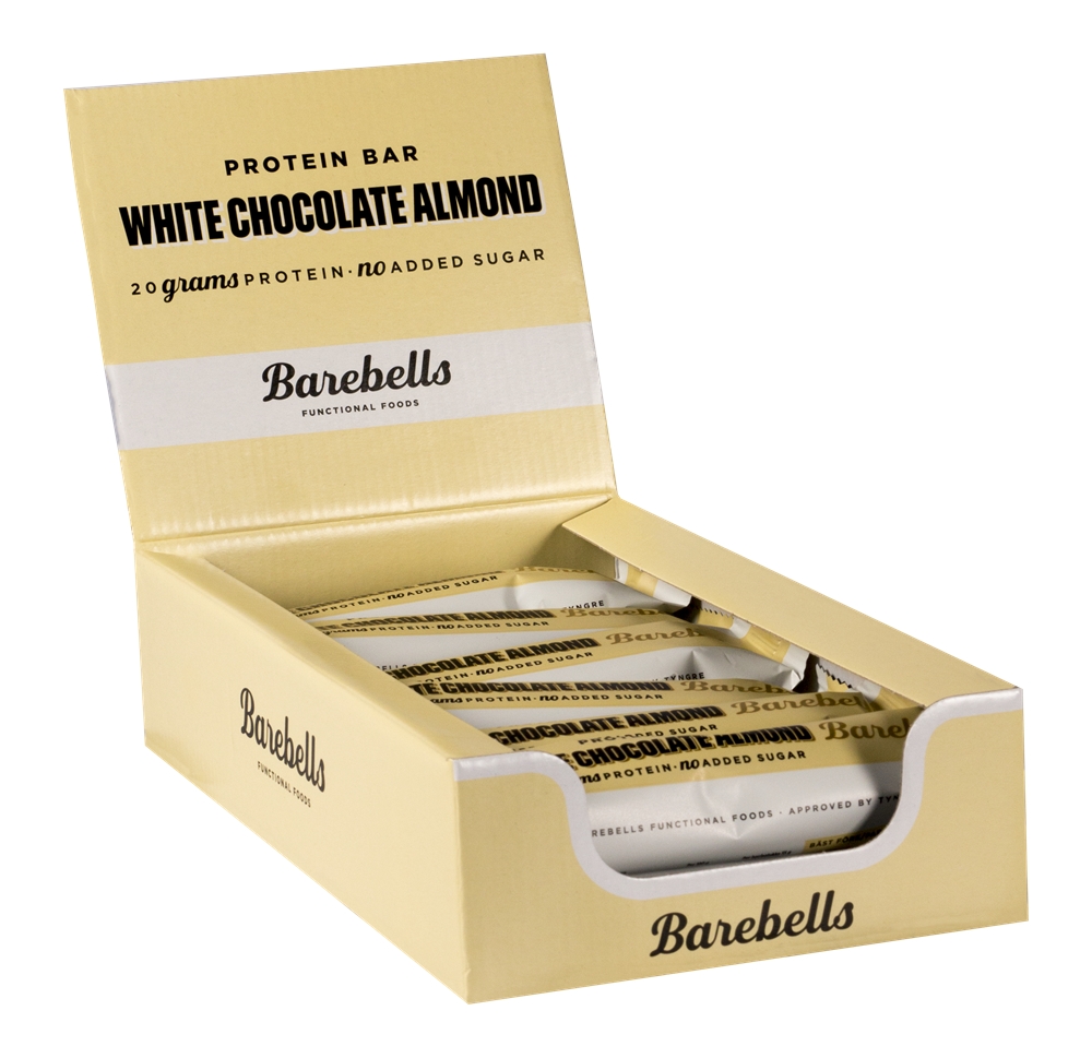 Image of Barebells White Almond 12 x 55 g Sportriegel Weiss, Herren, Größe: 0