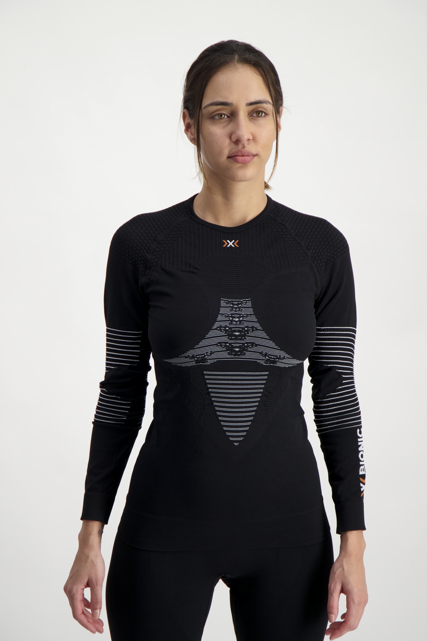 Image of X Bionic Energizer 4.0 Damen Thermo Longsleeve Schwarz, Damen, Größe: L