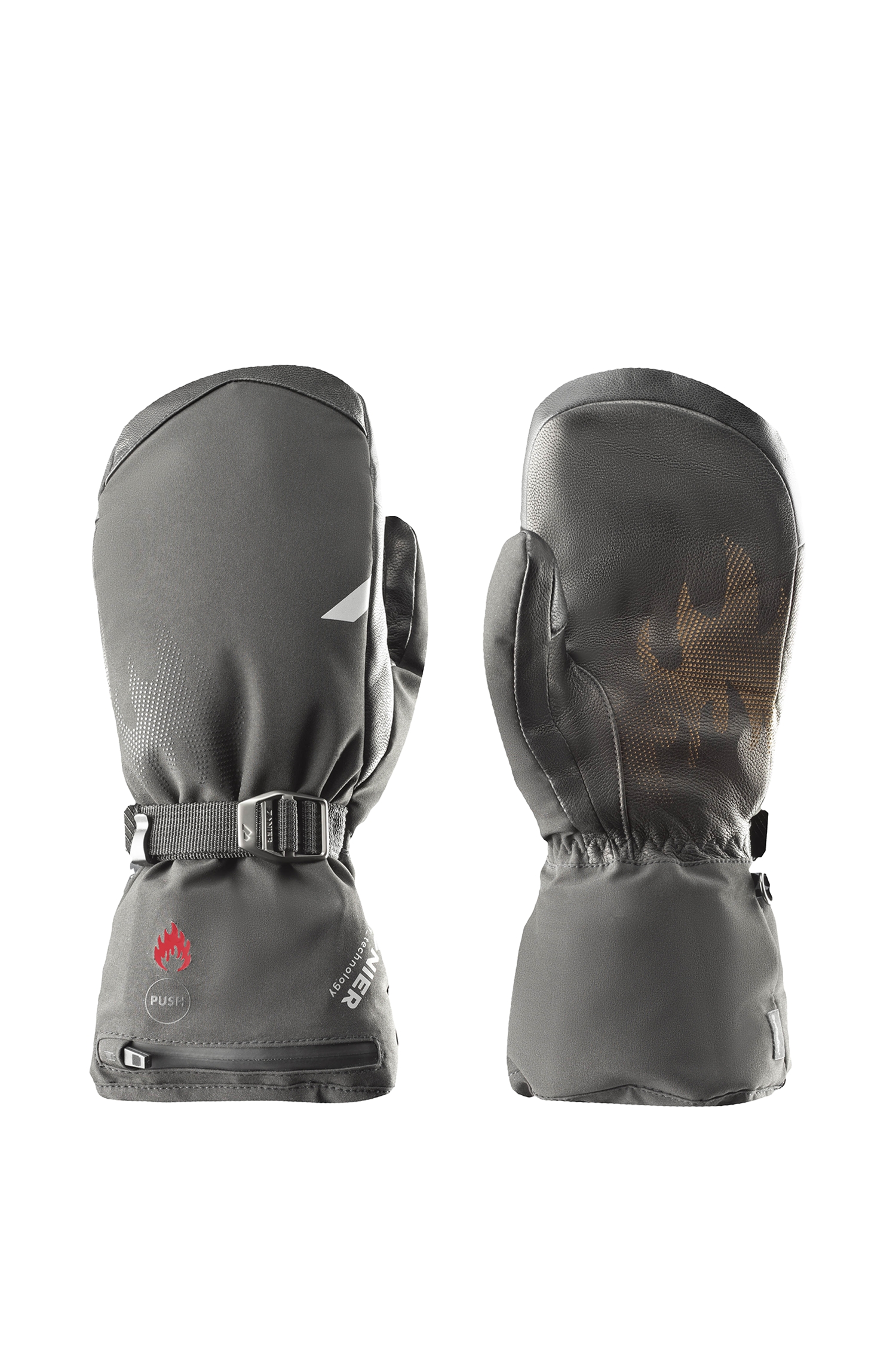 ZANIER Hot Heizhandschuh Schwarz, Herren, Größe: 6 1/2