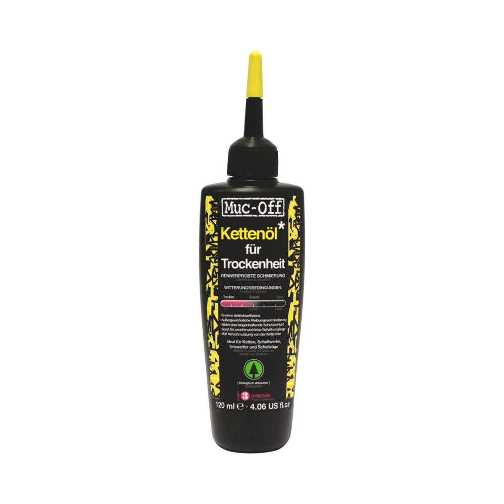 Muc-Off Dry Lube 120 ml Kettenöl Schwarz, Herren, Größe: ONE SIZE