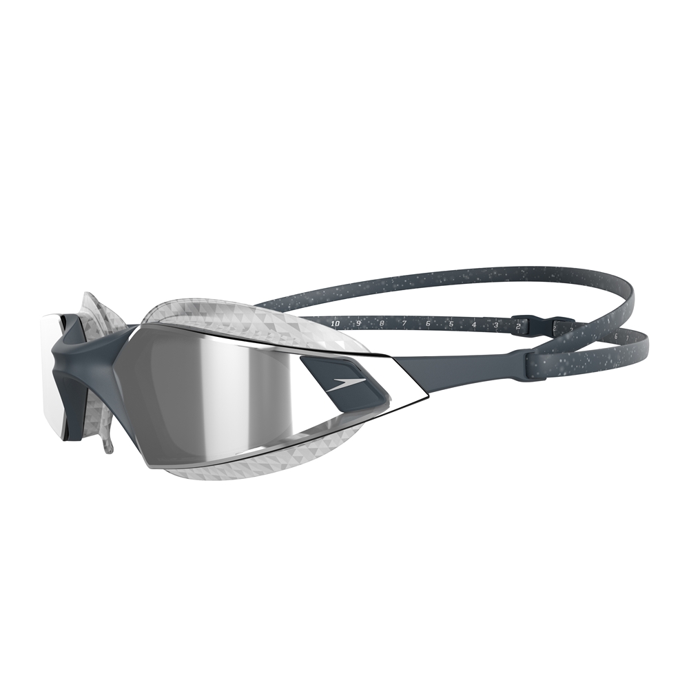 speedo Aquapulse Pro Mirror Schwimmbrille Grau, Herren, Größe: ONE SIZE