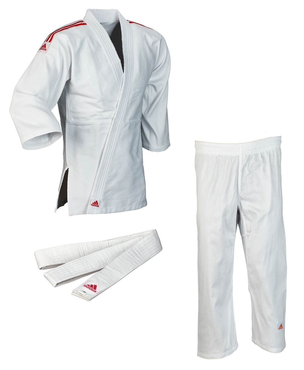 Image of adidas Club 130 Kinder Judoanzug Weiss, , Größe: ONE SIZE
