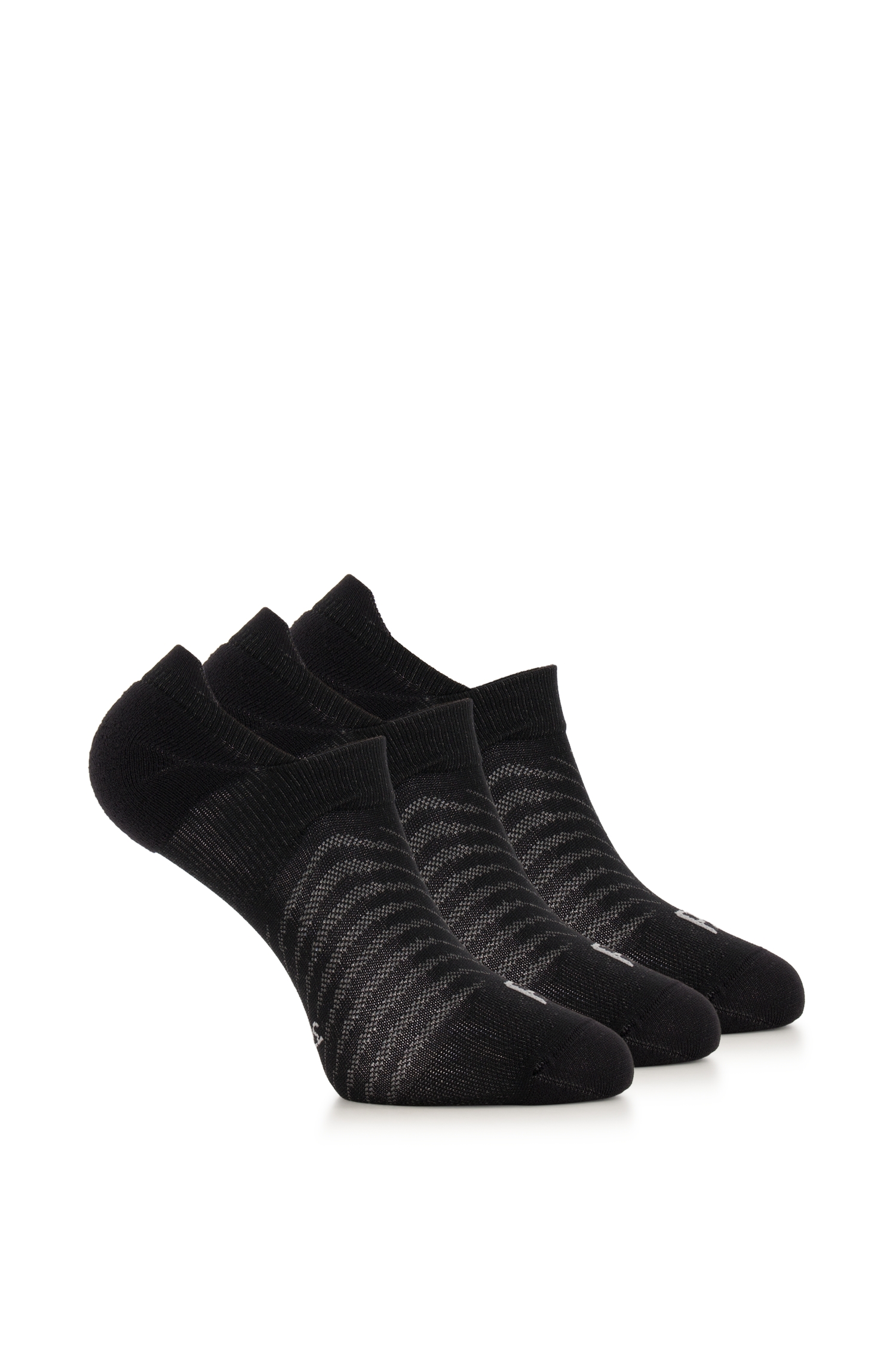 POWERZONE 3-Pack 35-42 Runningsocken Schwarz, , Größe: III