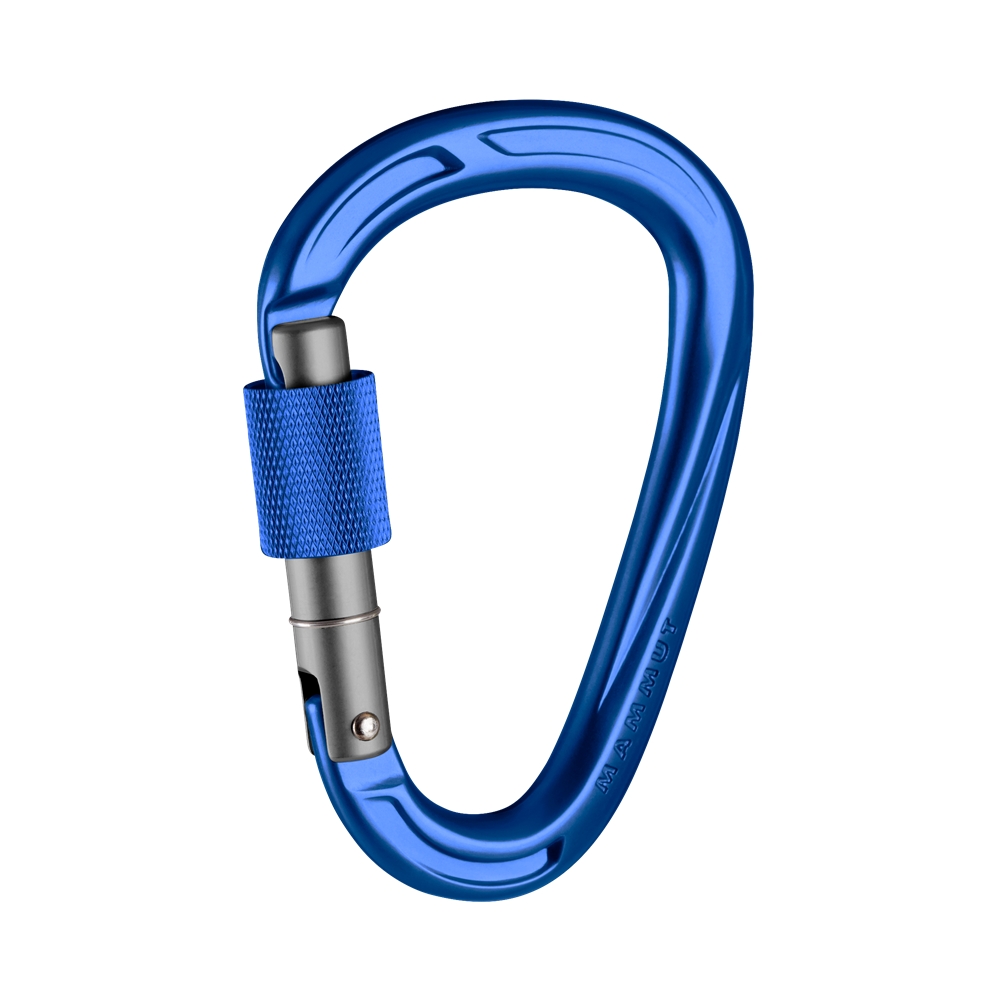 Image of MAMMUT Crag HMS Screw Gate Karabiner Blau, Herren, Größe: ONE SIZE