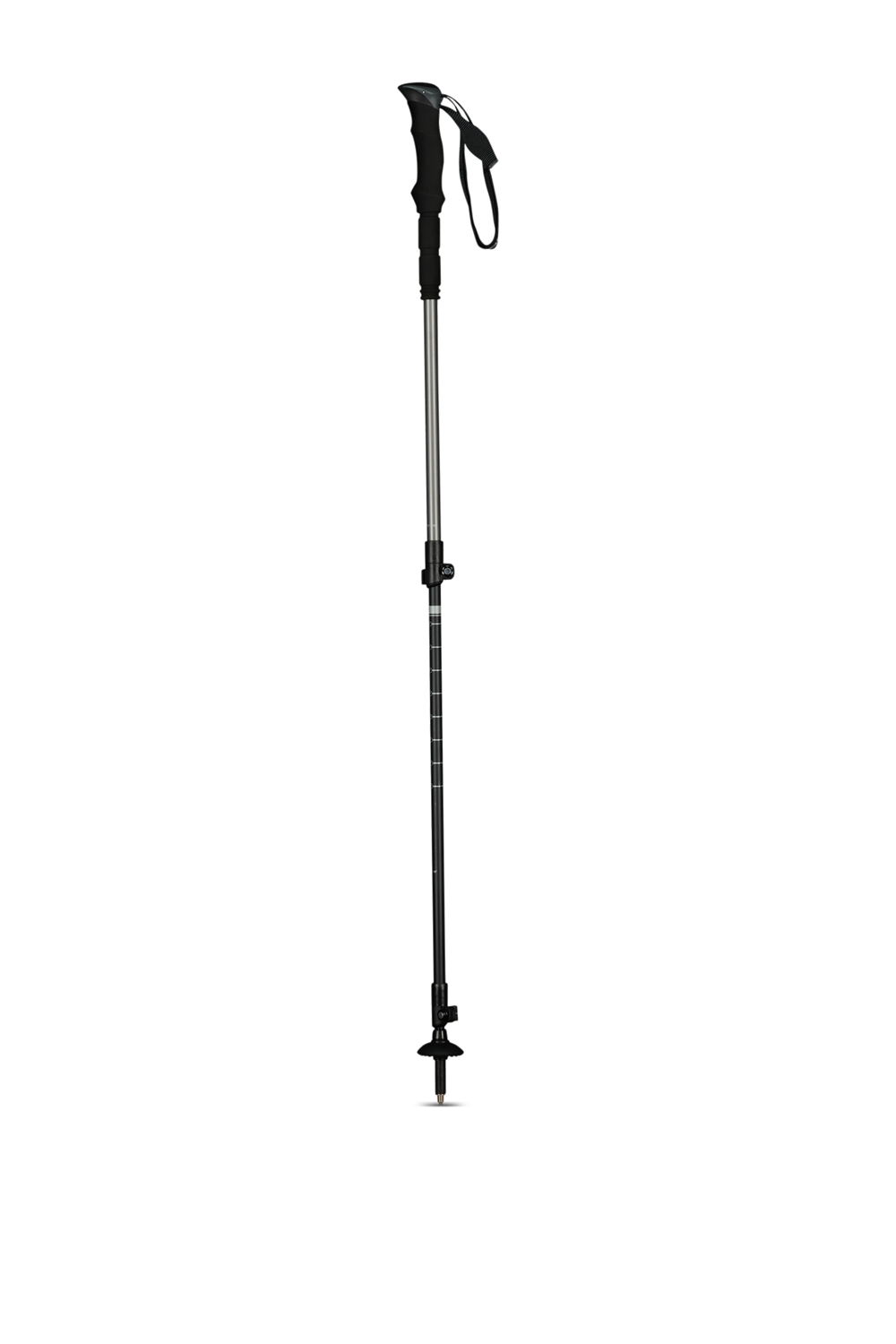 46 NORD Denali Alu Wanderstock Schwarz, Herren, Größe: ONE SIZE