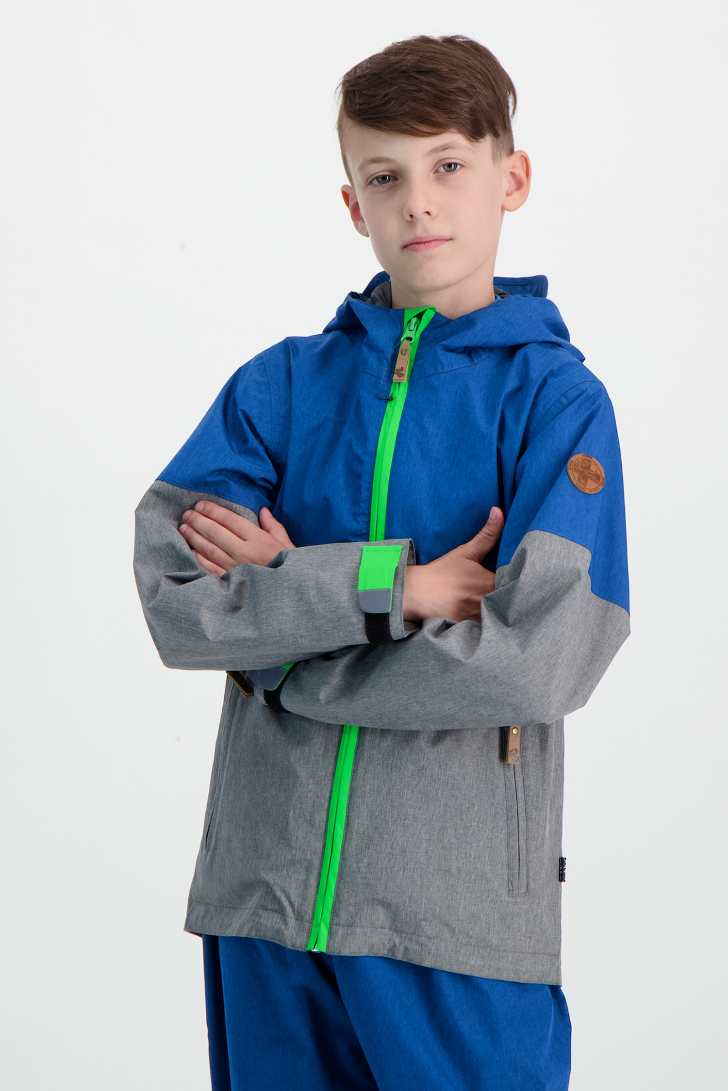 RUKKA Puki Kinder Regenjacke Blau, , Größe: 140