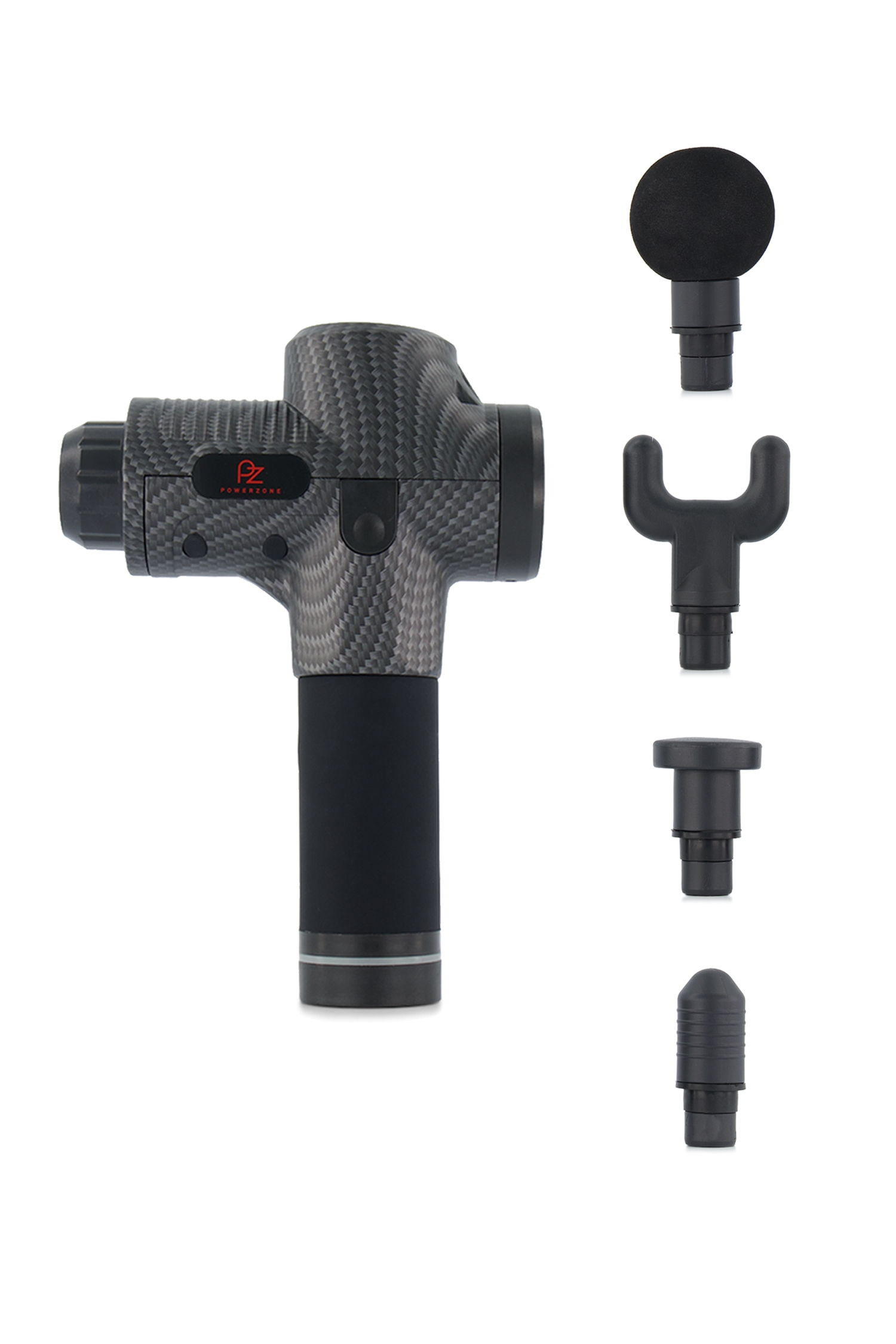 POWERZONE Massagepistole Grau, Herren, Größe: ONE SIZE