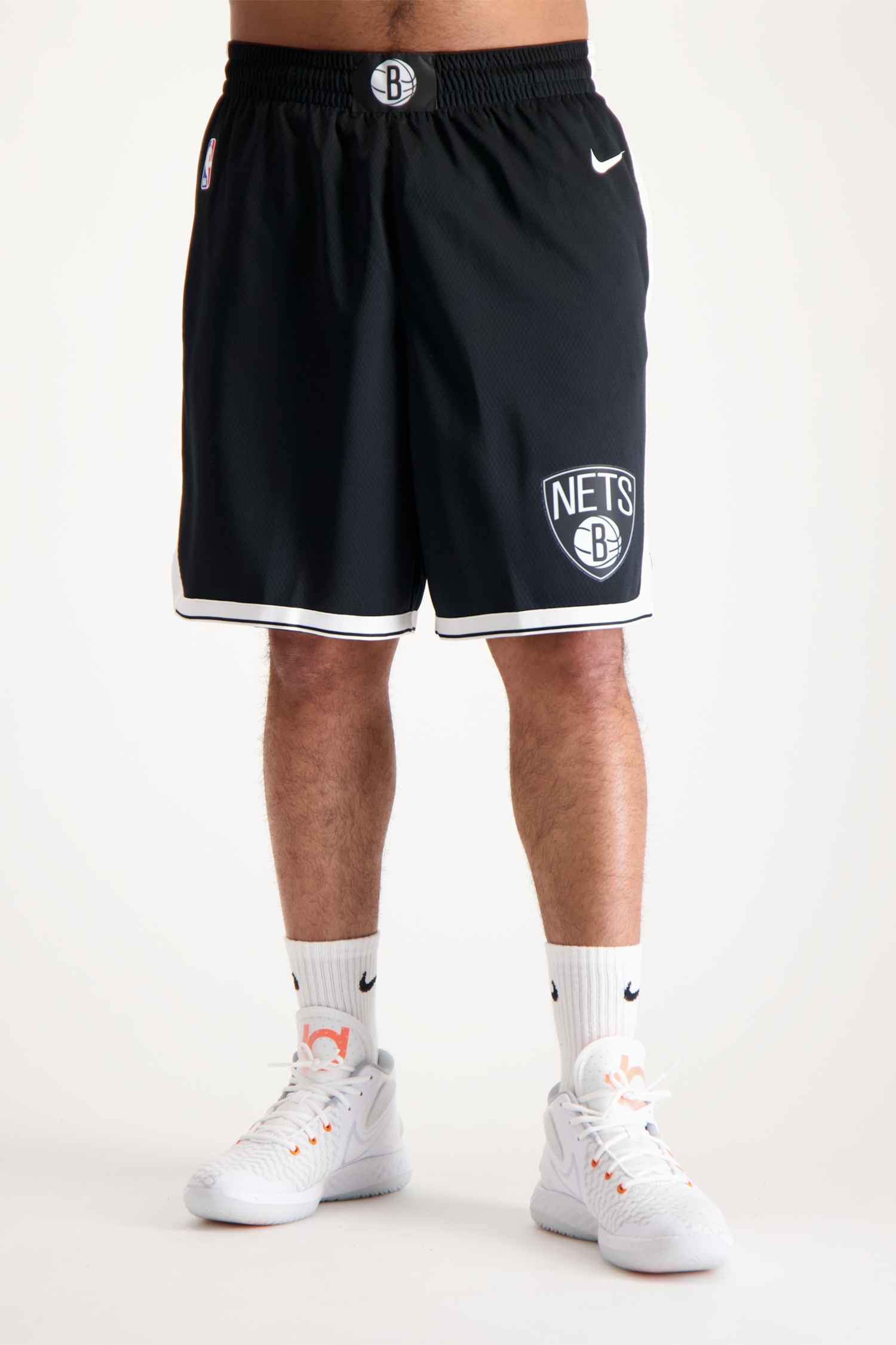 Nike Brooklyn Nets Herren Basketballshort Schwarz, Herren, Größe: XXL