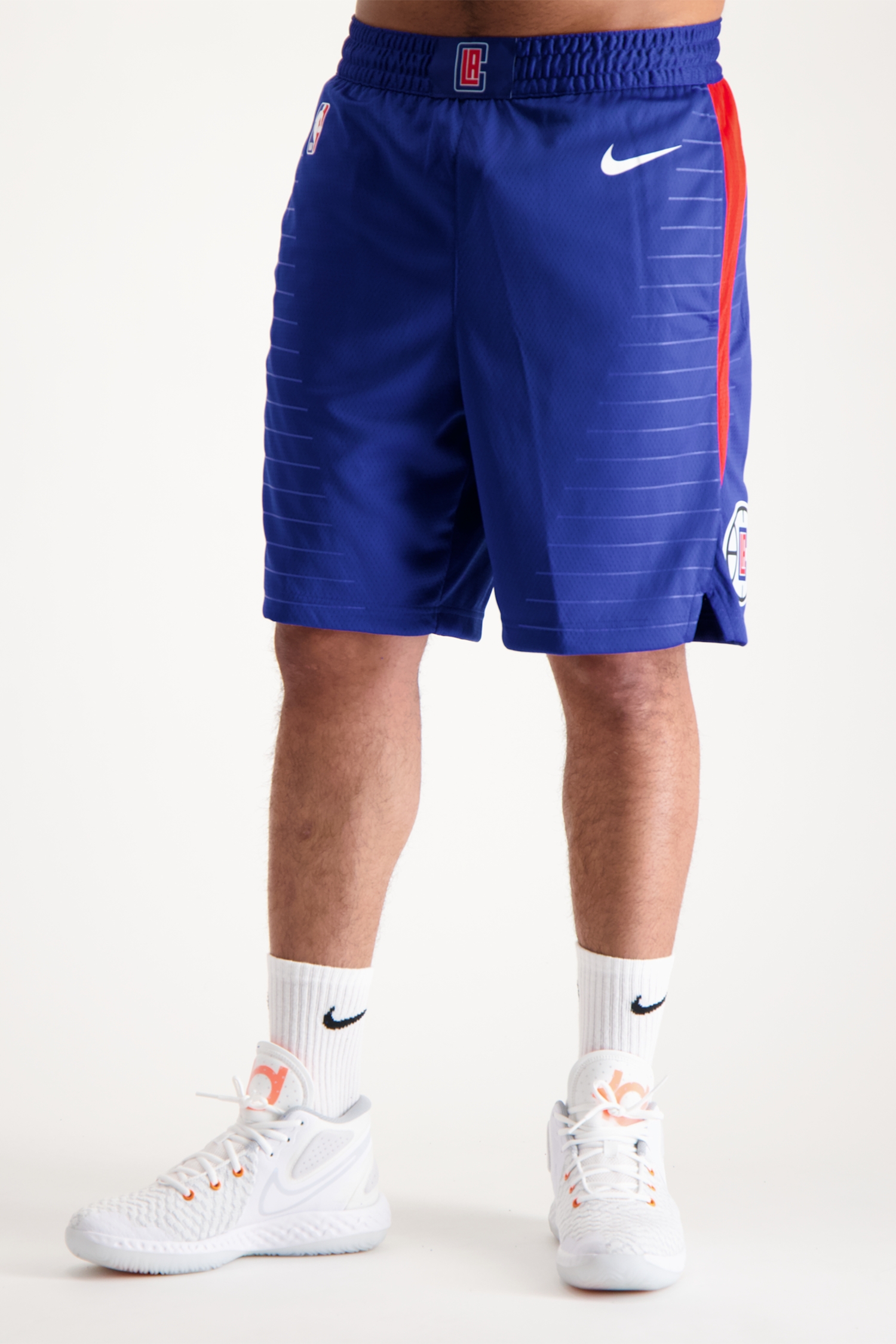 Nike LA Clippers Herren Basketballshort Blau, Herren, Größe: L