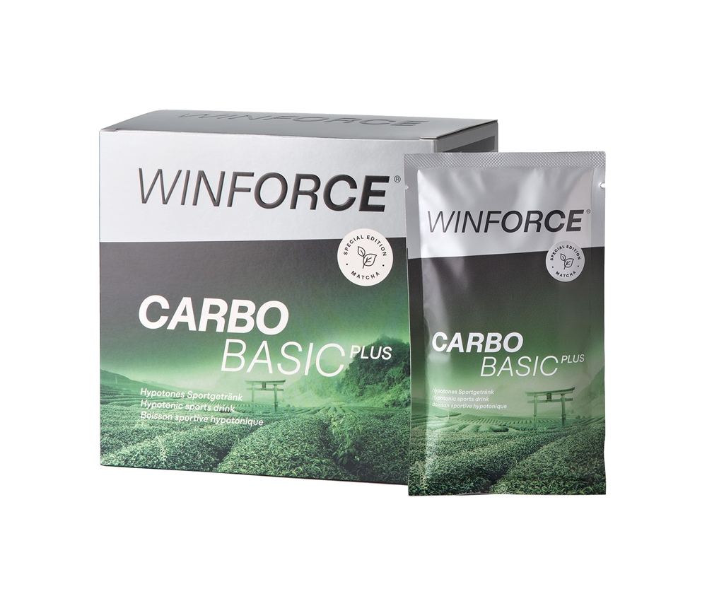 Winforce Carbo Basic Plus Matcha 10 x 60 g Getränkepulver Silber, Herren, Größe: 0
