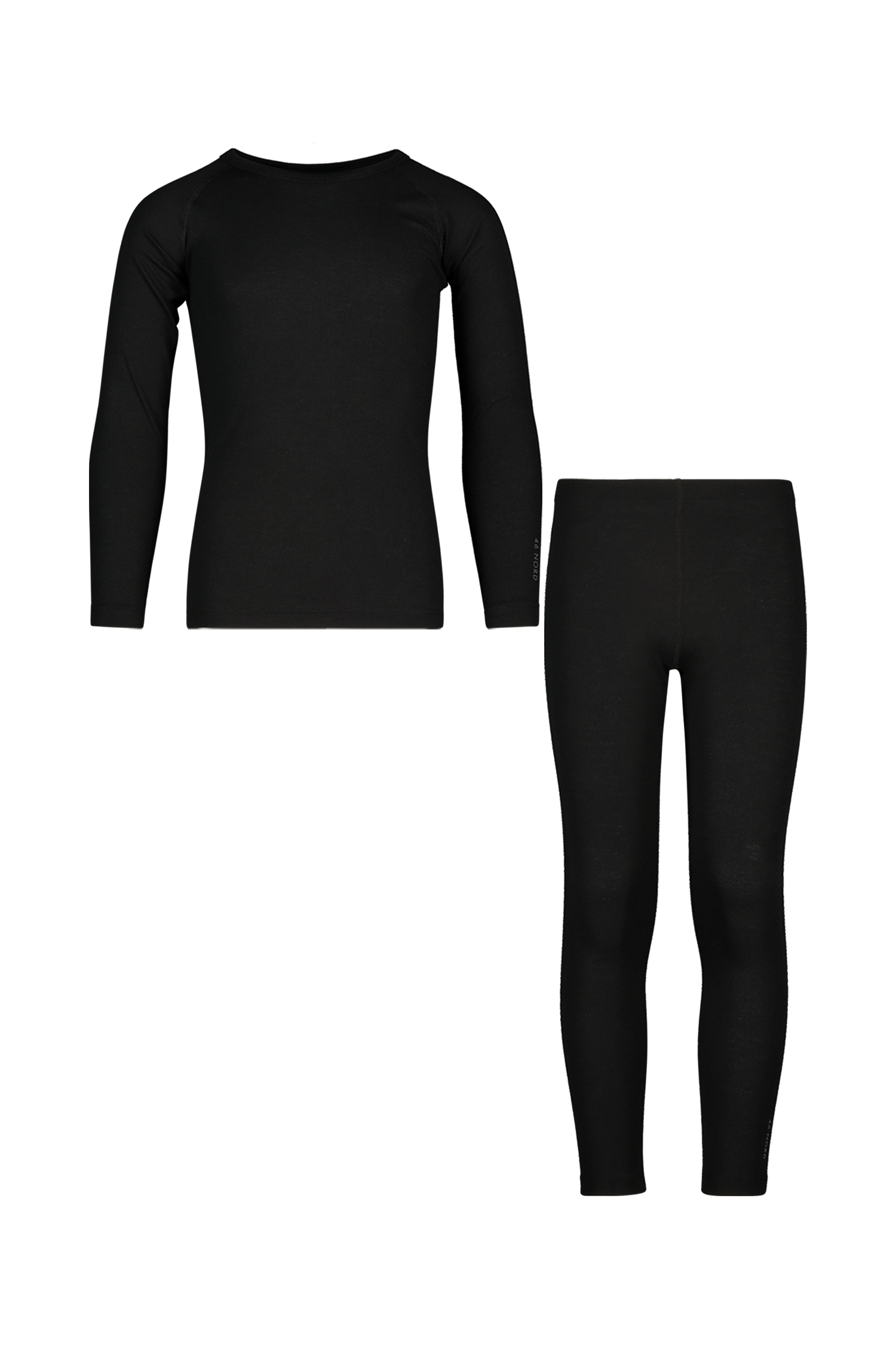 Image of 46 NORD Kinder Thermo Unterwäsche Set Schwarz, , Größe: 110