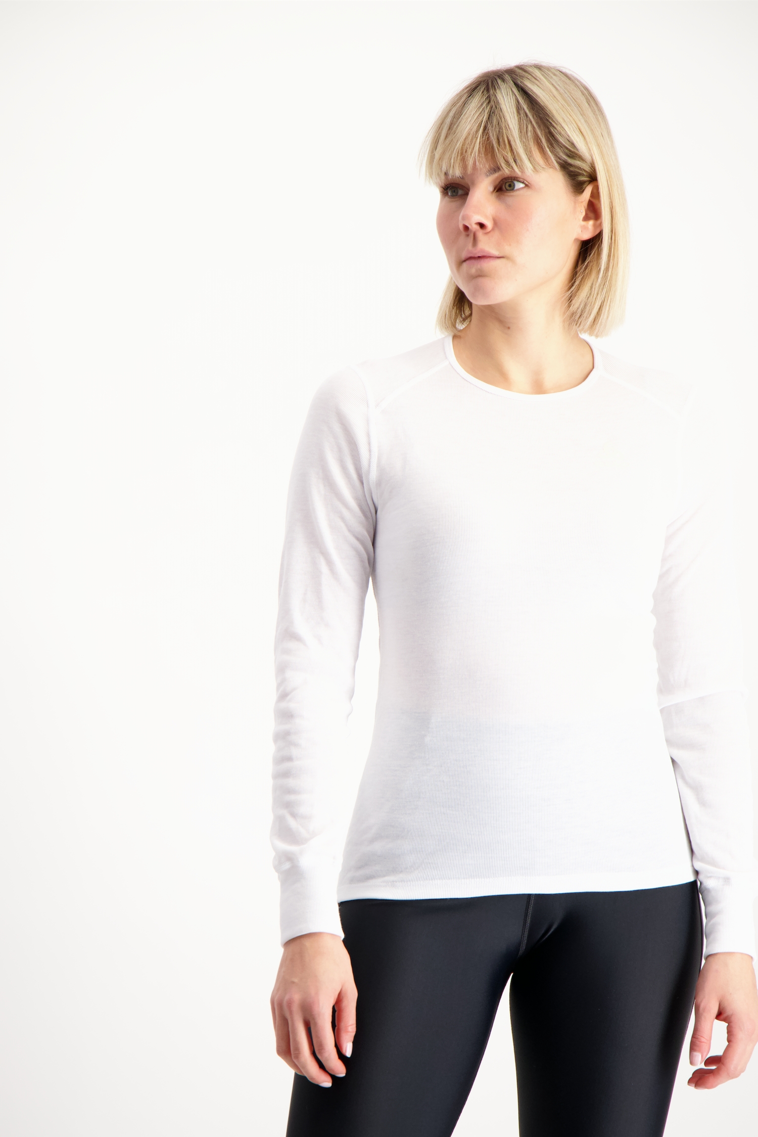 Odlo Active Warm Damen Thermo Longsleeve Weiss, Damen, Größe: XL