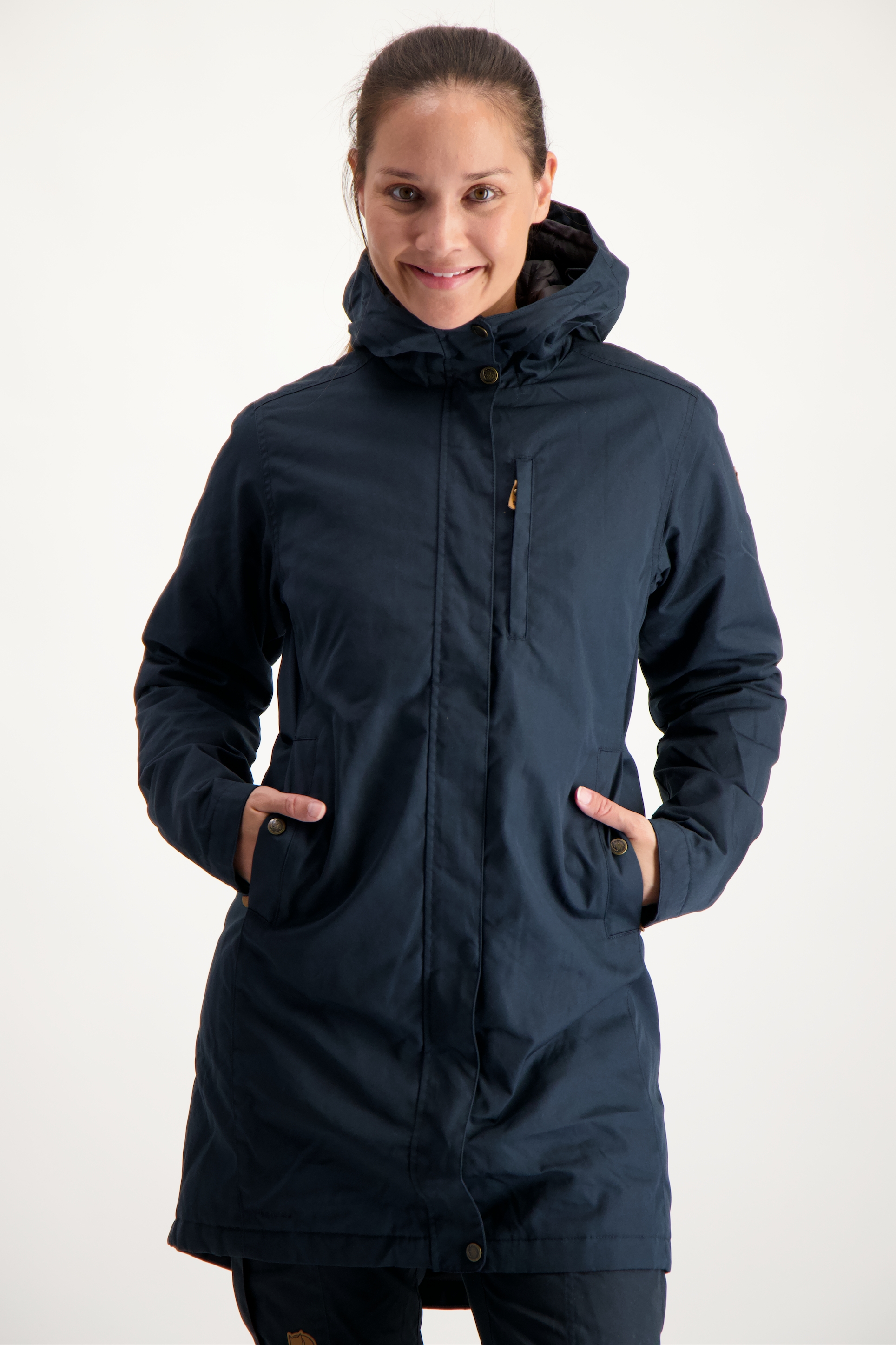 Fjällräven Kiruna Padded Damen Parka Blau, Damen, Größe: L
