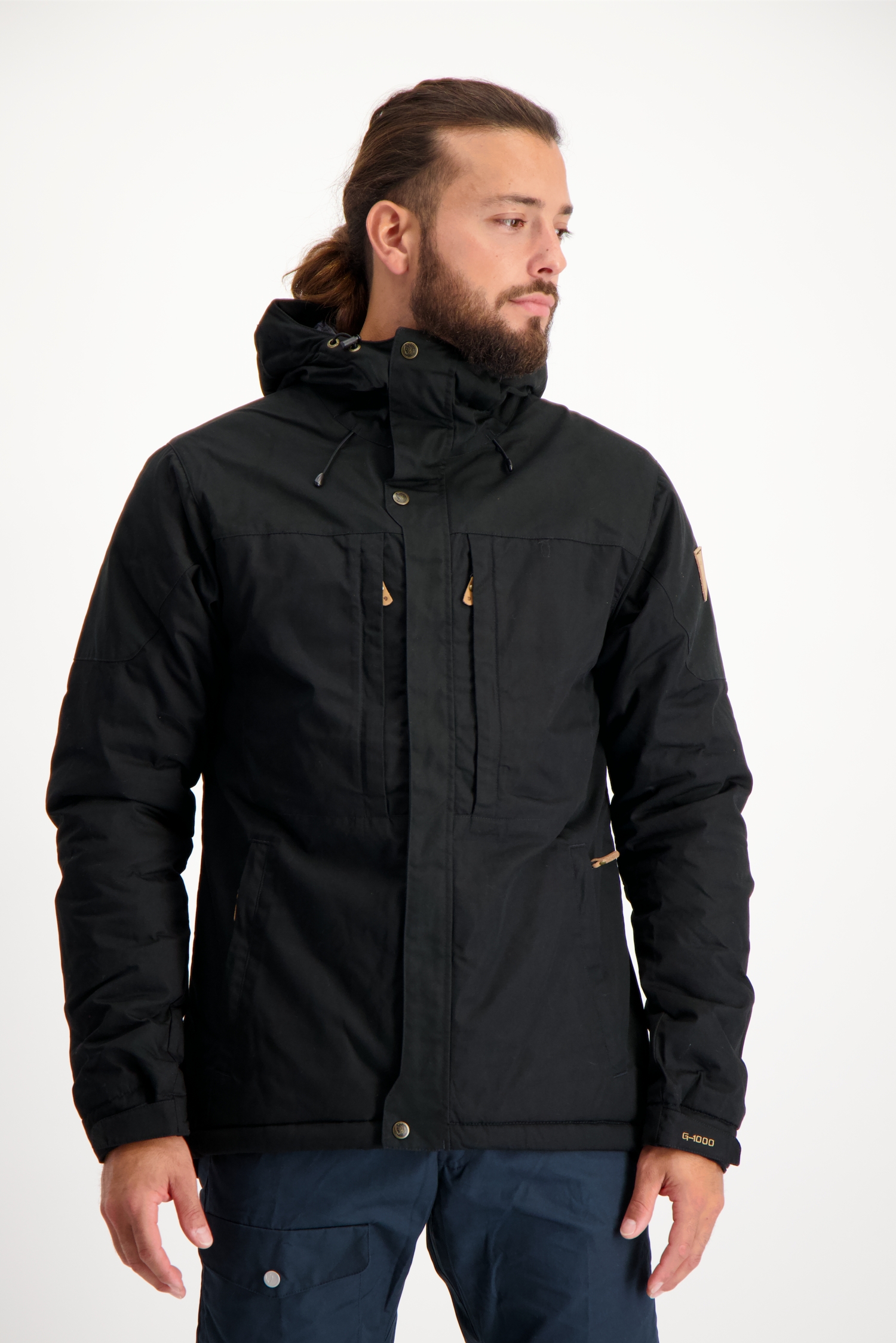 Fjällräven Skogsö Padded Herren Outdoorjacke Schwarz, Herren, Größe: L