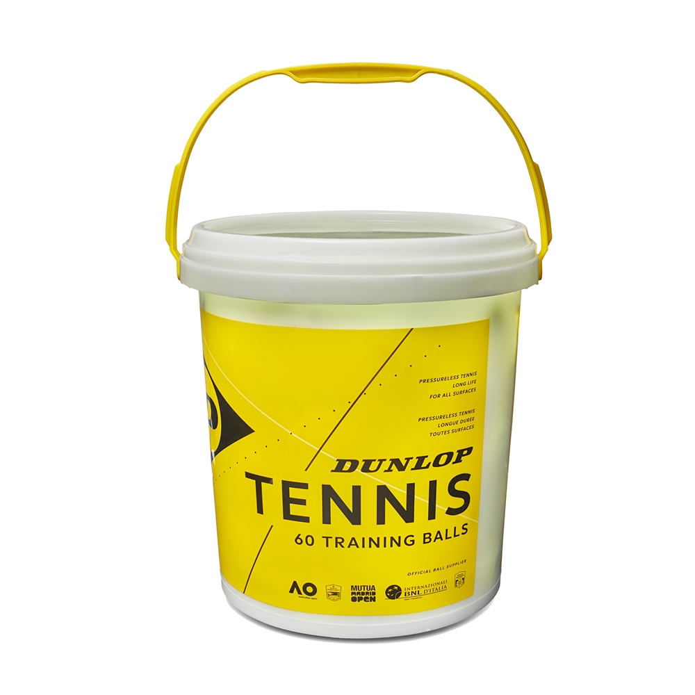 Dunlop 60-Pack Training Tennisball Gelb, Herren, Größe: 60