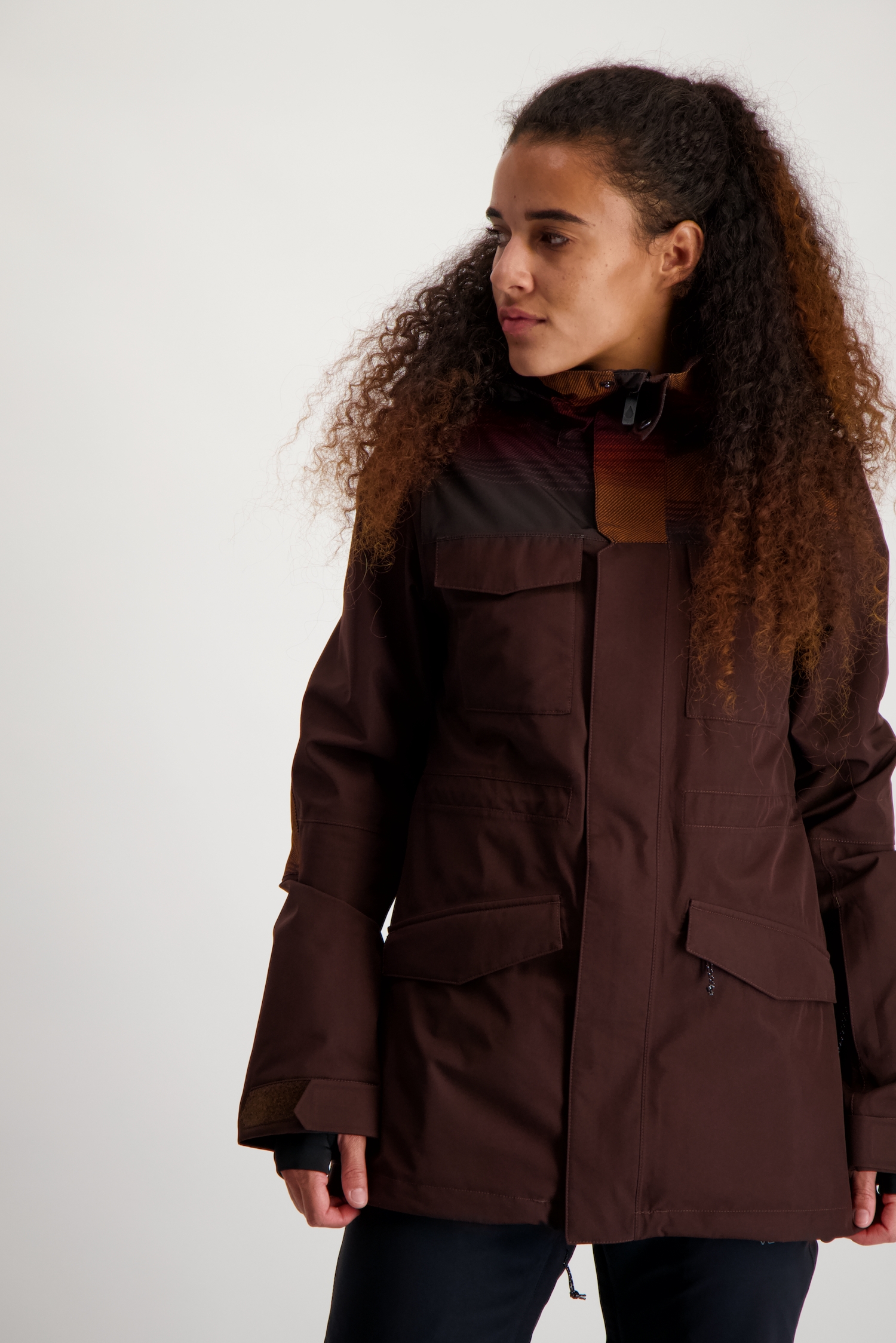 Volcom Leda Gore-Tex® Damen Snowboardjacke Braun, Damen, Größe: XS