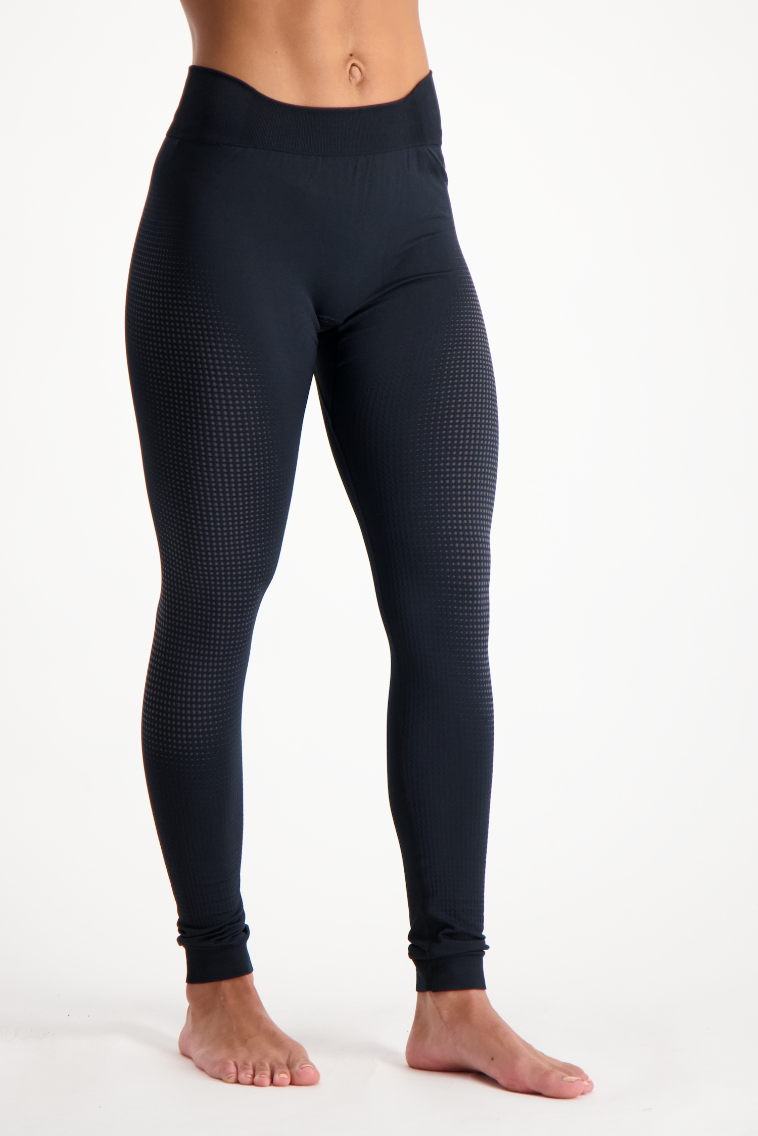 Odlo Performance Warm Damen Thermohose Schwarz, Damen, Größe: XL