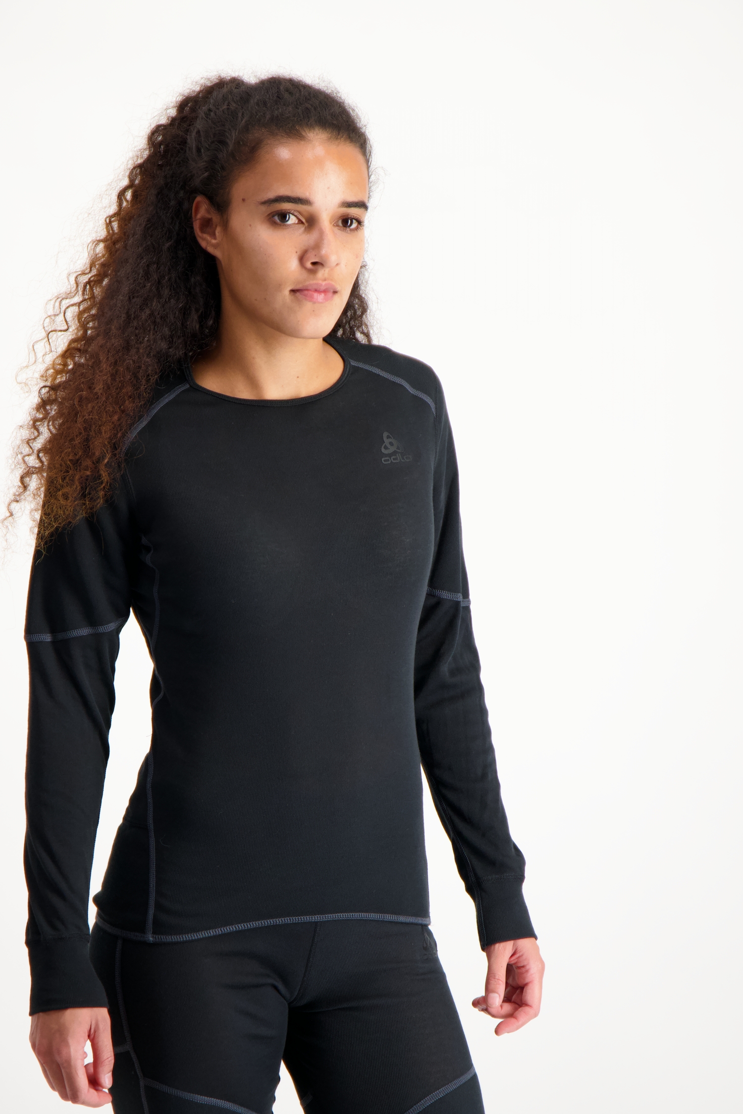 Image of Odlo Active X-Warm ECO Damen Thermo Longsleeve Schwarz, Damen, Größe: L