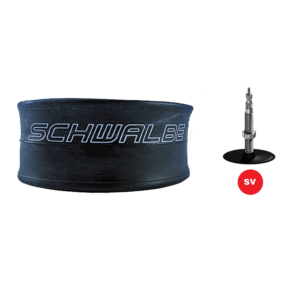 Image of Schwalbe 27.5+ Zoll Nr. 21F (SV) Schlauch Schwarz, Herren, Größe: ONE SIZE