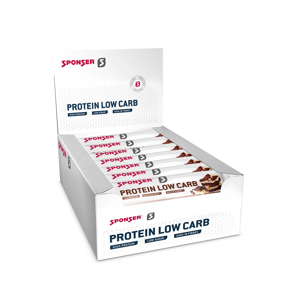 Image of Sponser Protein Low Carb Choco Brownie 25 x 50 g Sportriegel Weiss, Herren, Größe: 0