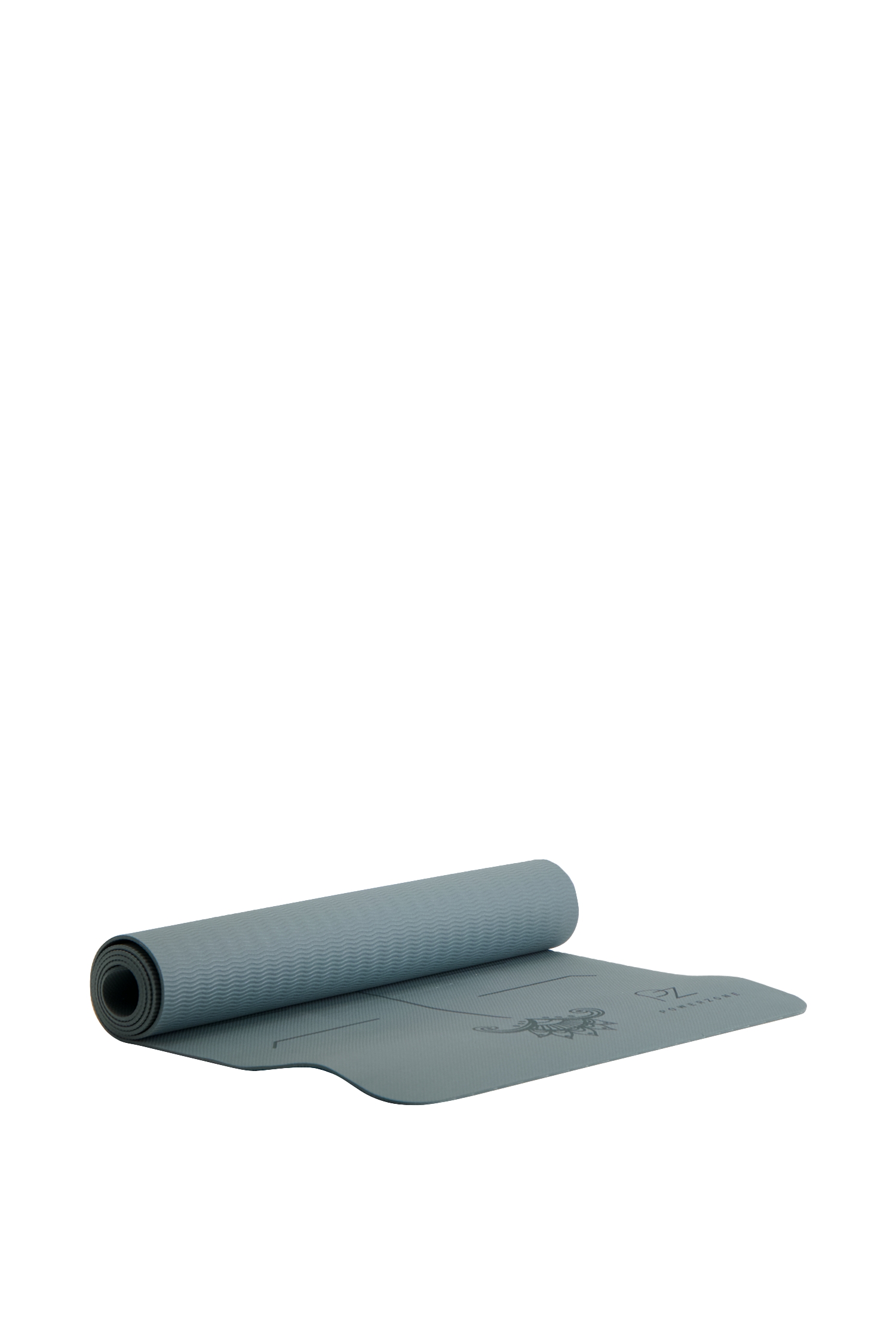 POWERZONE Navigate 4 mm Yogamatte Grün, Herren, Größe: ONE SIZE