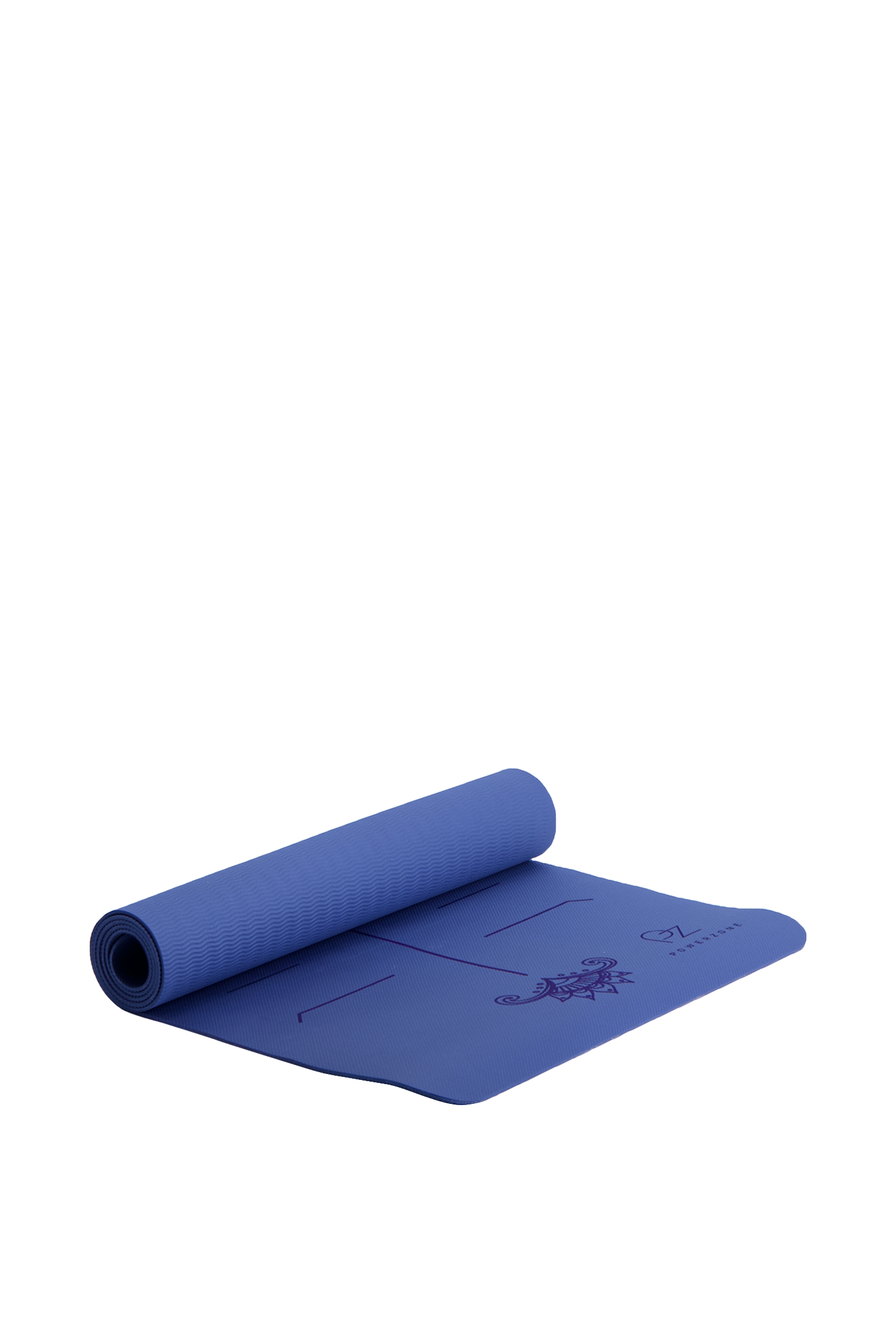 Image of POWERZONE Navigate 4 mm Yogamatte Blau, Herren, Größe: ONE SIZE