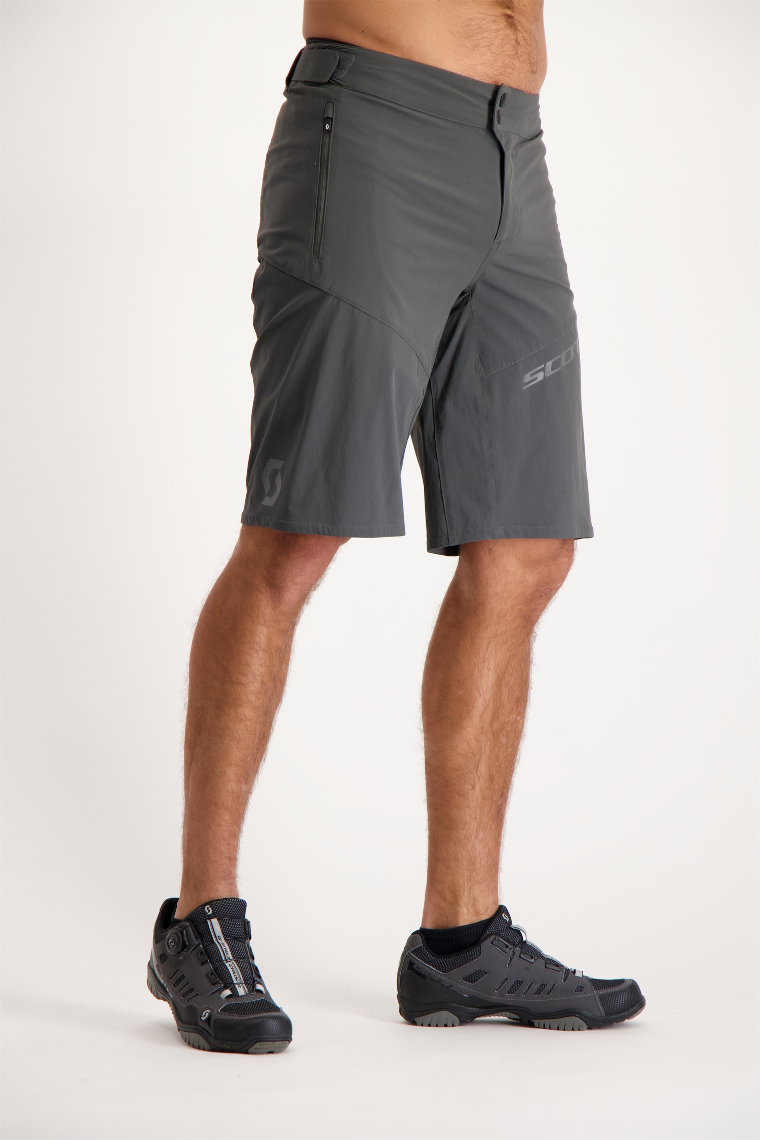 SCOTT Endurance + Herren Bikeshort Grau, Herren, Größe: S