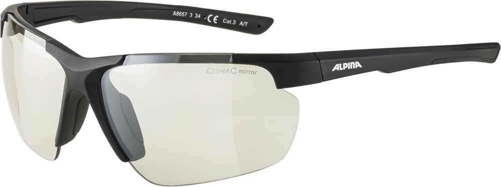 ALPINA Defey HR Sportbrille Schwarz, Herren, Größe: 1
