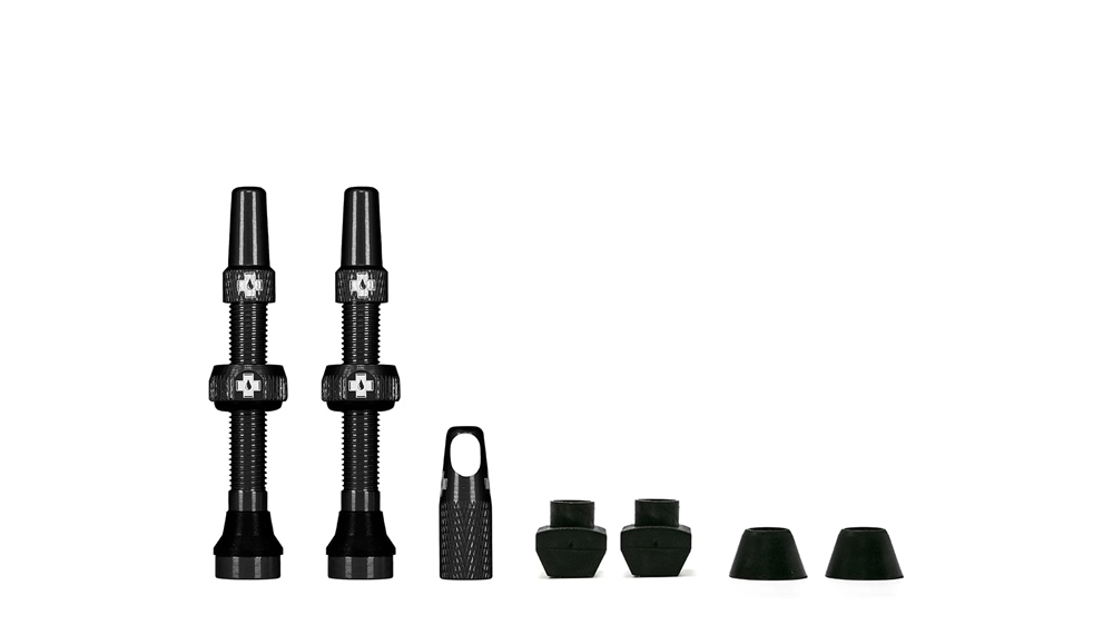 Image of Muc-Off 2-Pack Tubeless Presta 44 mm Ventil Schwarz, Herren, Größe: ONE SIZE