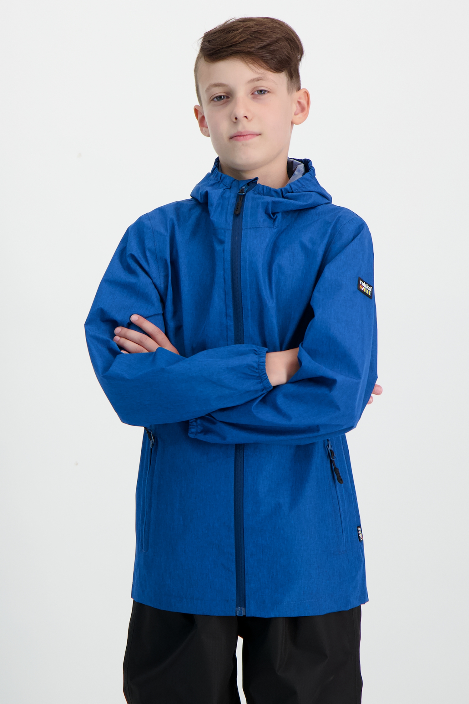 Image of RUKKA Traveljack Kinder Regenjacke Blau, , Größe: 128