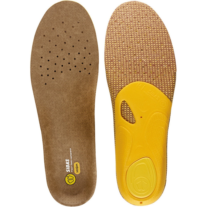Sidas 3 Feet Outdoor High 35-36 Einlegesohle Gelb, Herren, Größe: XS