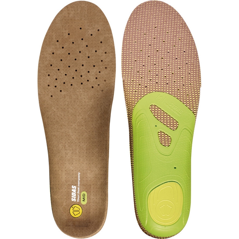 Sidas 3 Feet Outdoor Mid 42-43 Einlegesohle Grün, Herren, Größe: L