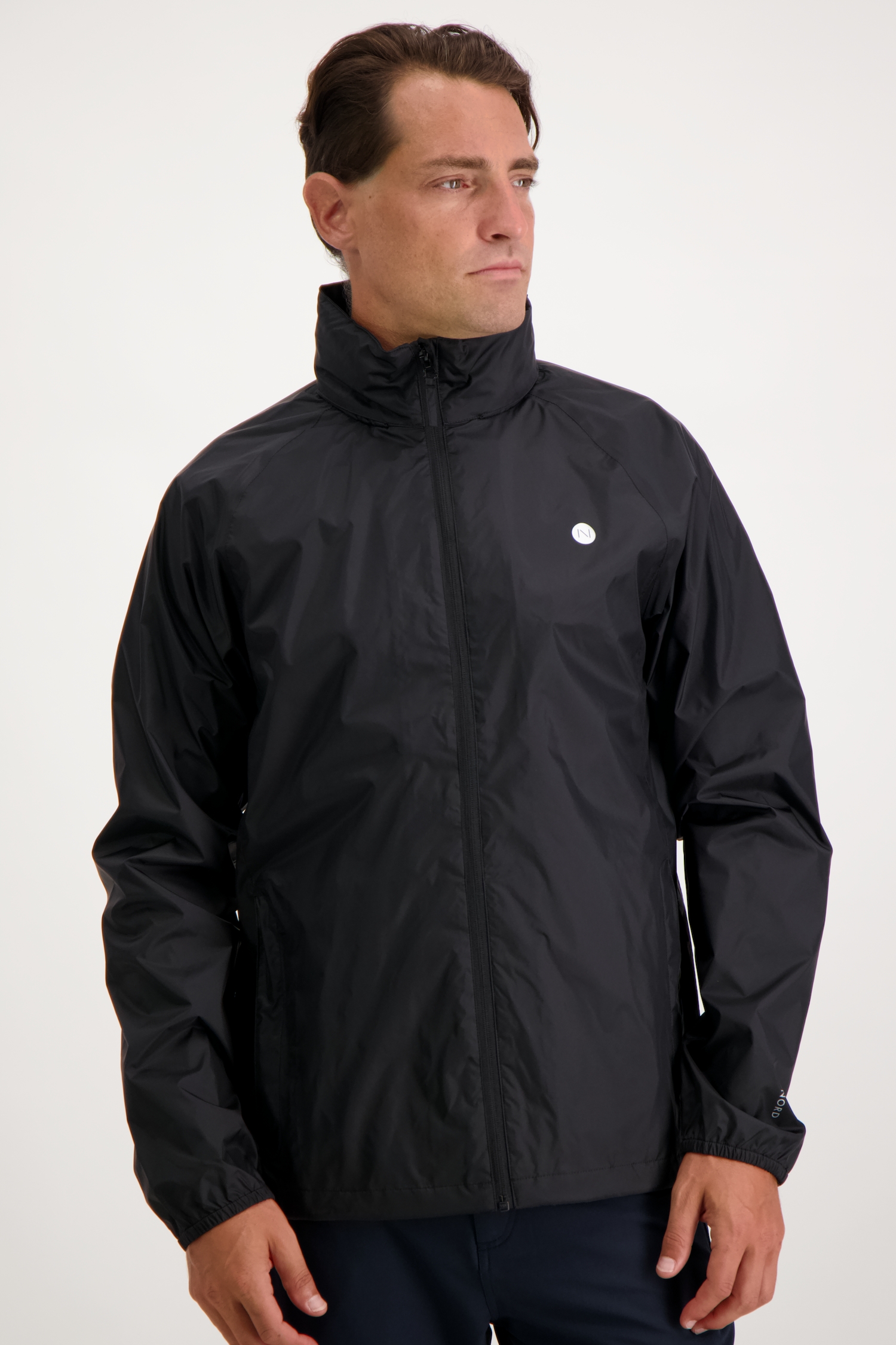 46 NORD Herren Regenjacke Schwarz, Herren, Größe: XXL