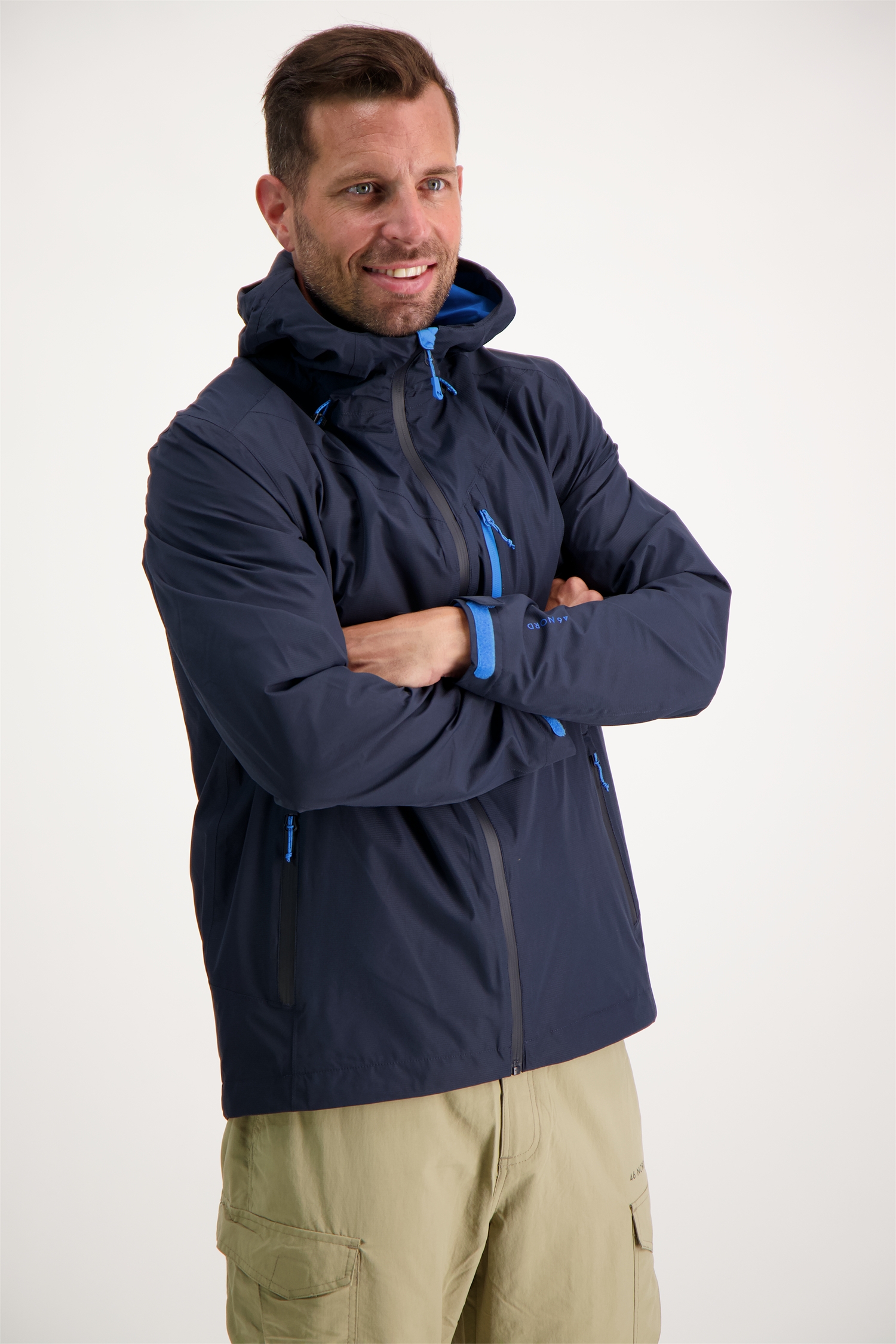 Image of 46 NORD Herren Regenjacke Blau, Herren, Größe: XXXL