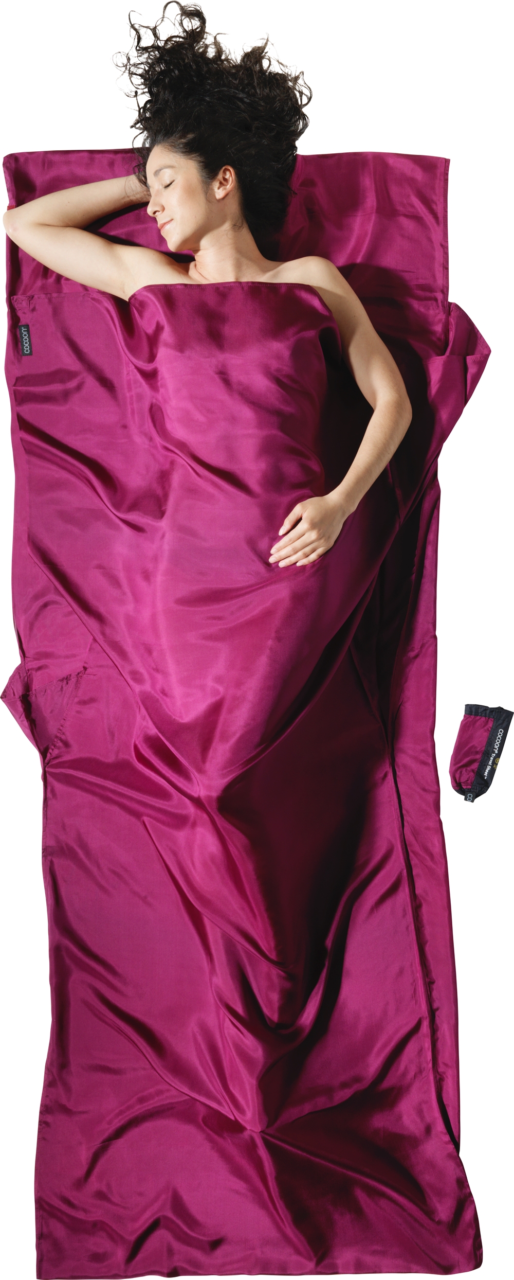 Cocoon TravelSheet Seidenschlafsack Lila, Herren, Größe: ONE SIZE