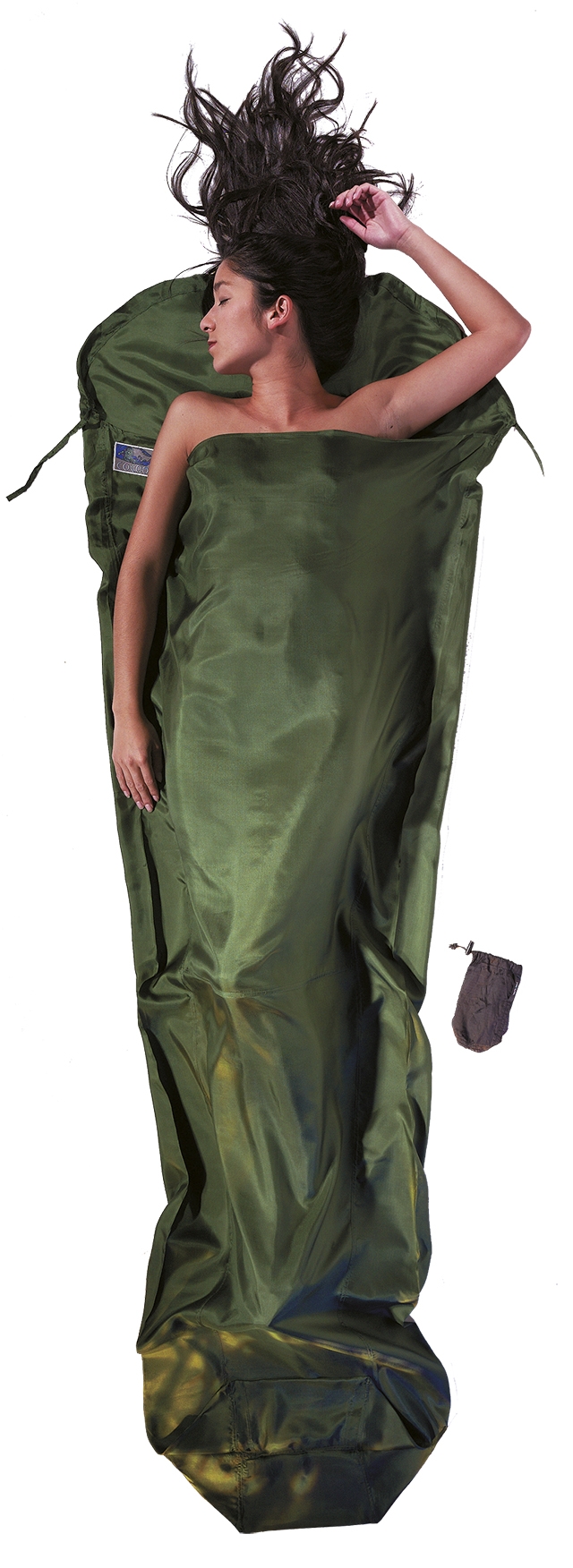 Cocoon MummyLiner Seidenschlafsack Grün, Herren, Größe: ONE SIZE