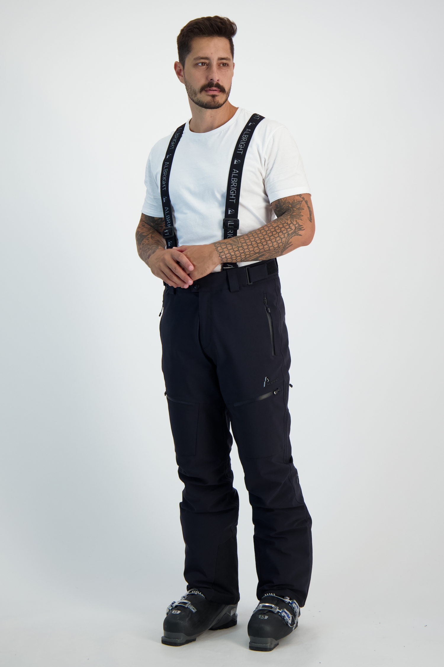 ALBRIGHT Andermatt Herren Skihose Schwarz, Herren, Größe: XXXL