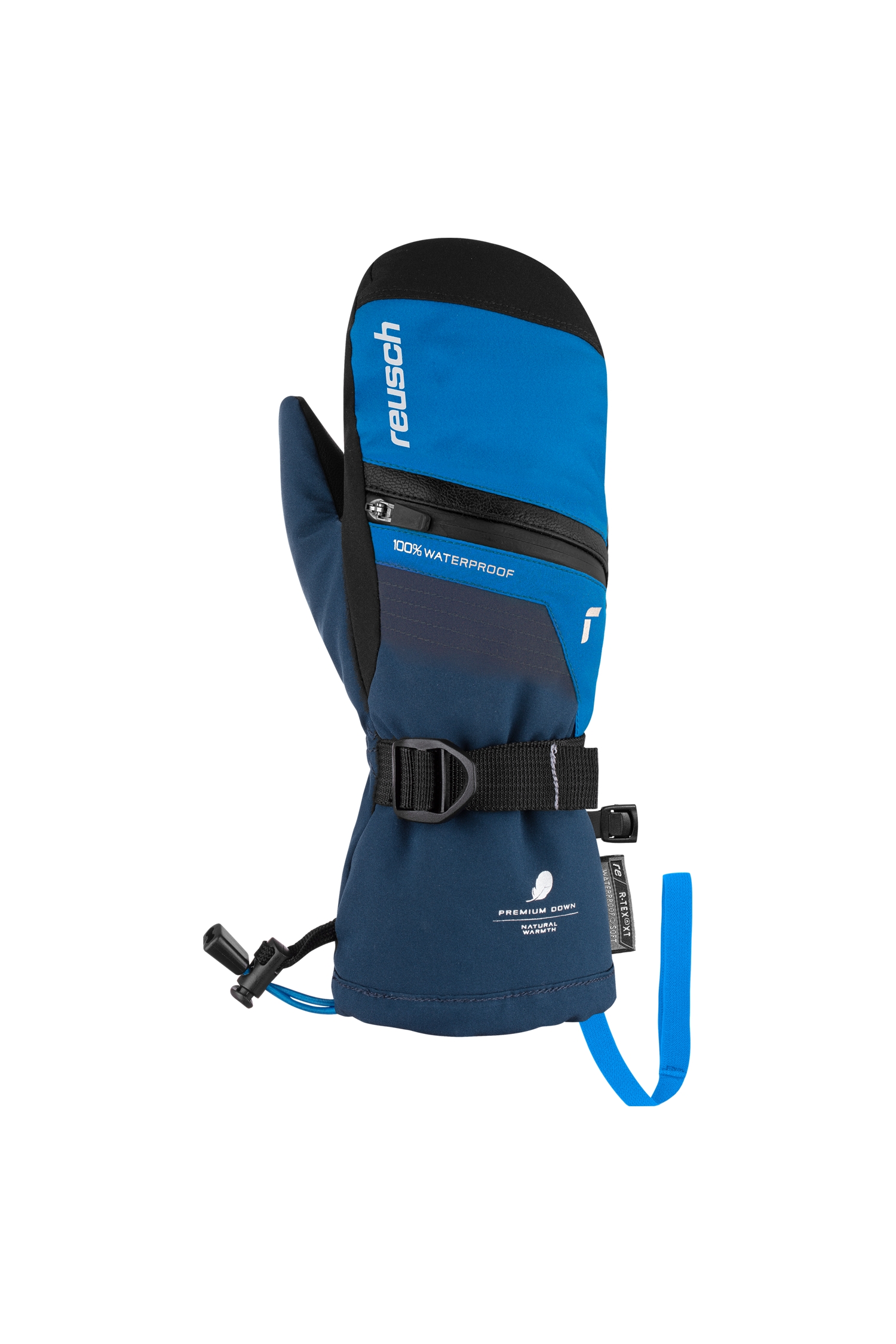 Reusch Lando R-TEX® XT Kinder Fausthandschuh Blau, , Größe: 6 1/2
