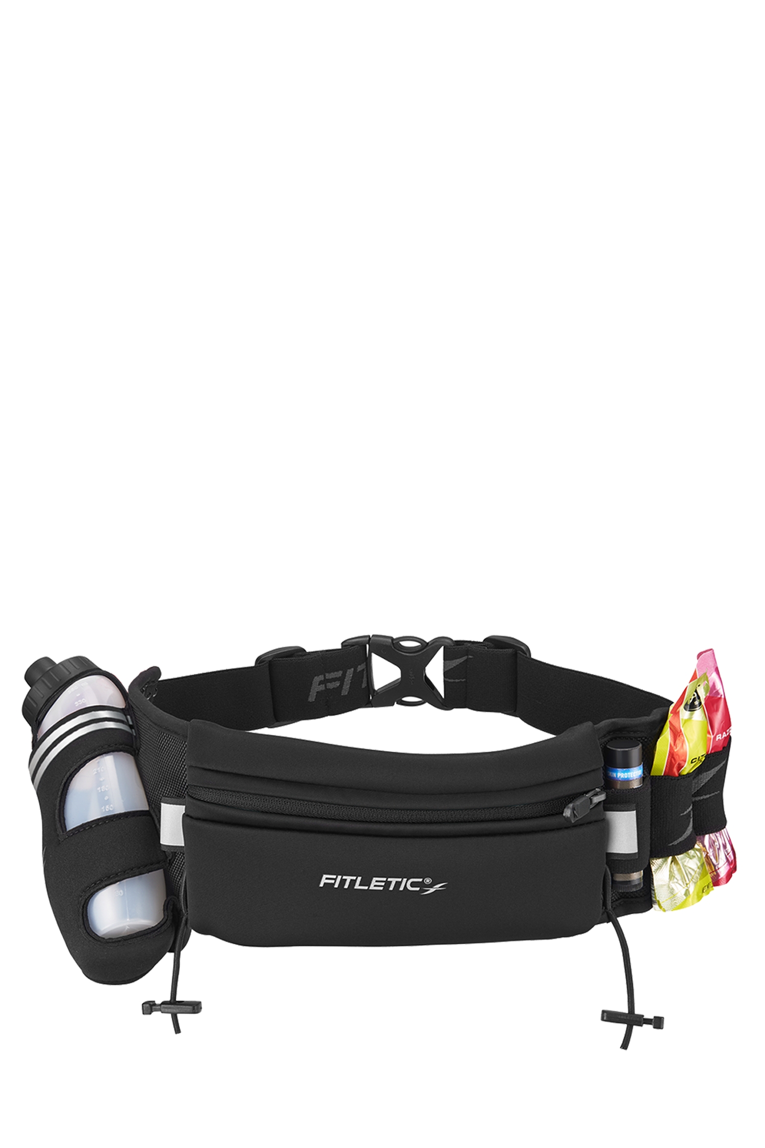 Image of Fitletic Fully Loaded L/XL Laufgürtel Schwarz, Herren, Größe: ONE SIZE