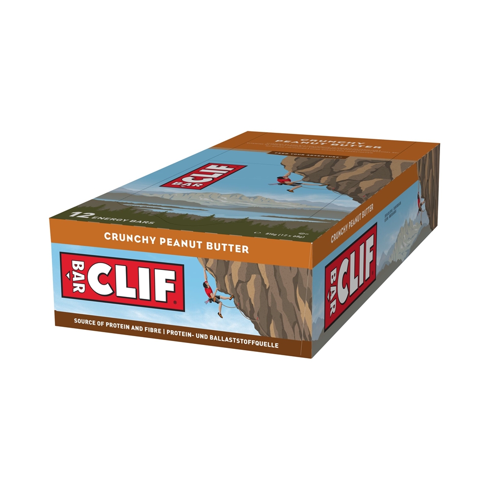 Image of Clif Bar Crunchy Peanut Butter 12 x 68 g Sportriegel Braun, Herren, Größe: 0