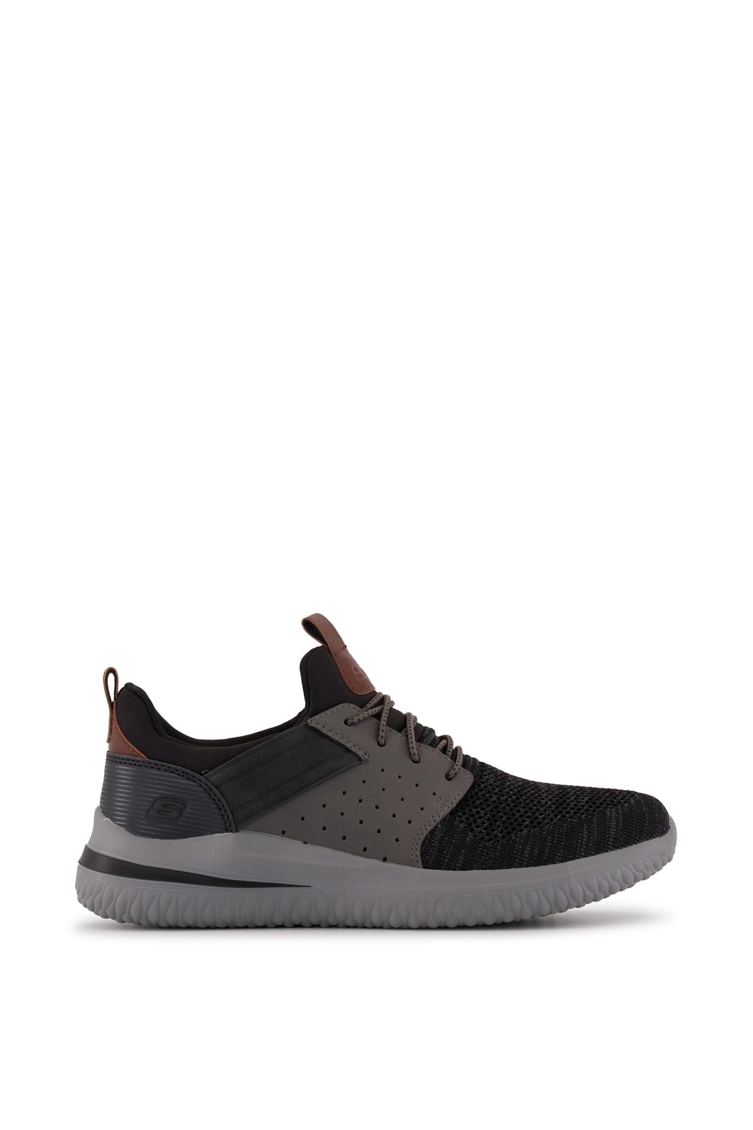 Image of Skechers Delson 3.0 Cicada Herren Sneaker Grau, Herren, Größe: 40