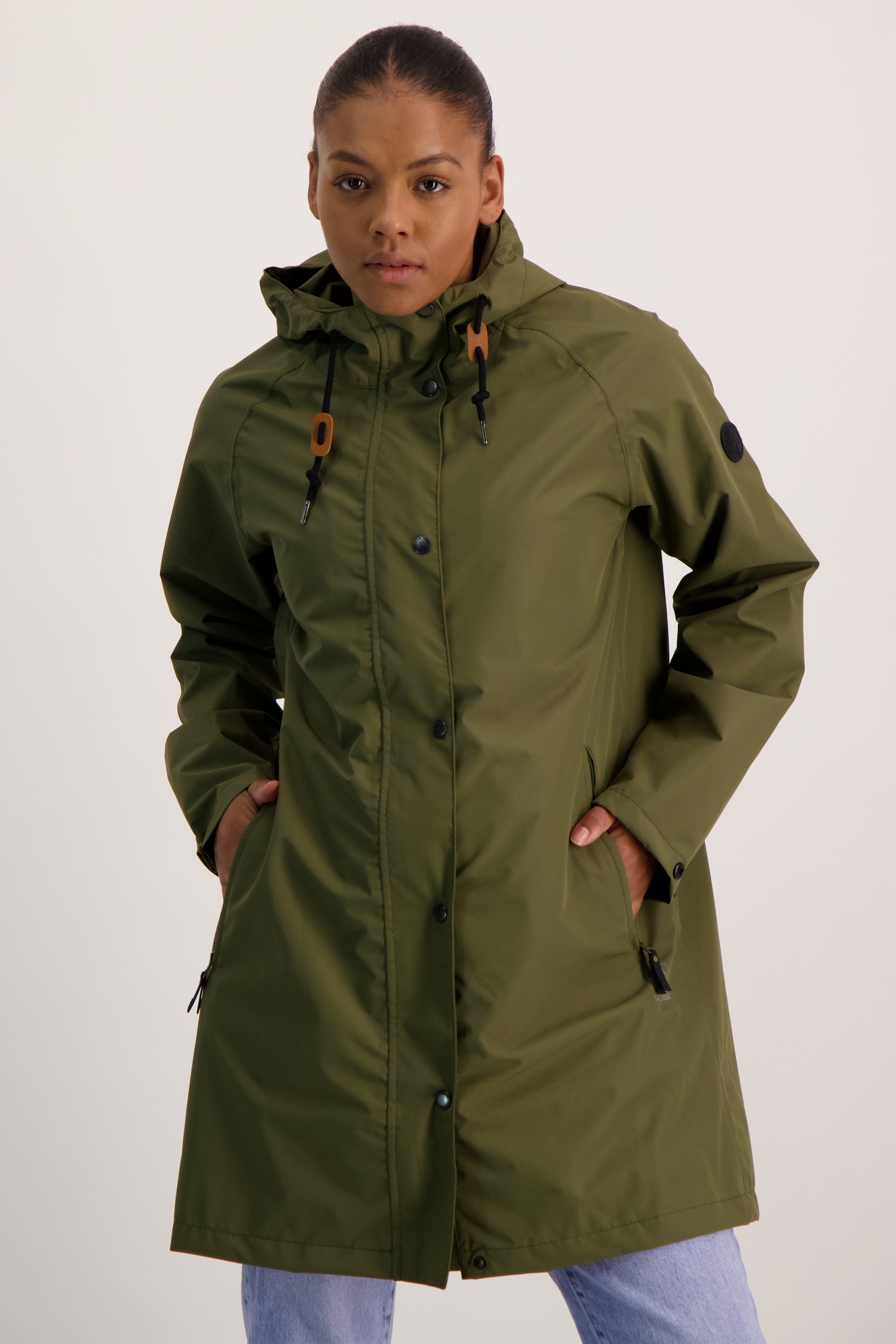 Image of RUKKA Travelcoat Damen Regenmantel Grün, Damen, Größe: 42