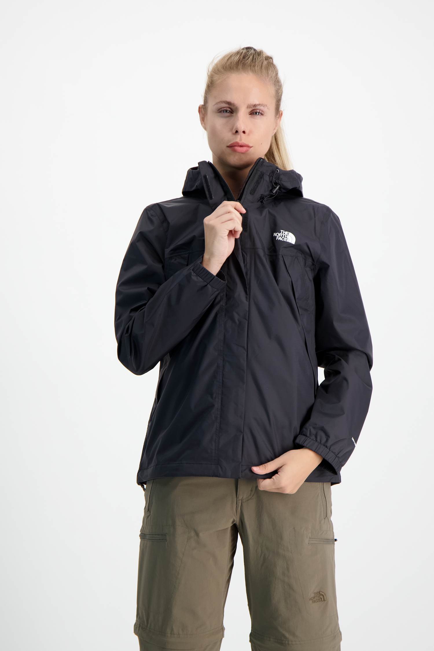 The North Face Antora Damen Outdoorjacke Schwarz, Damen, Größe: XL