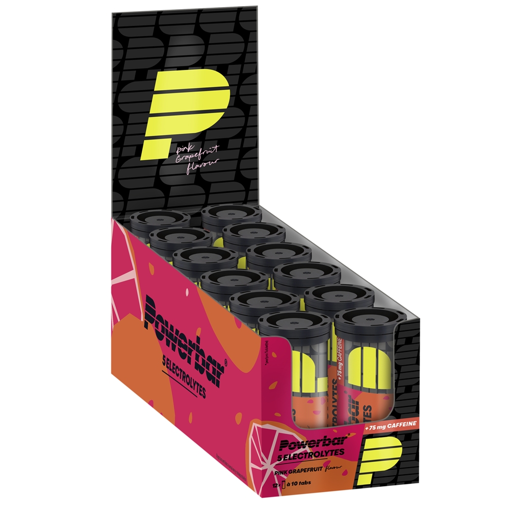 Image of Powerbar 12-Pack Electrolytes Pink Grapefruit 10 x 4.2 g Brausetabletten Gelb, Herren, Größe: 0