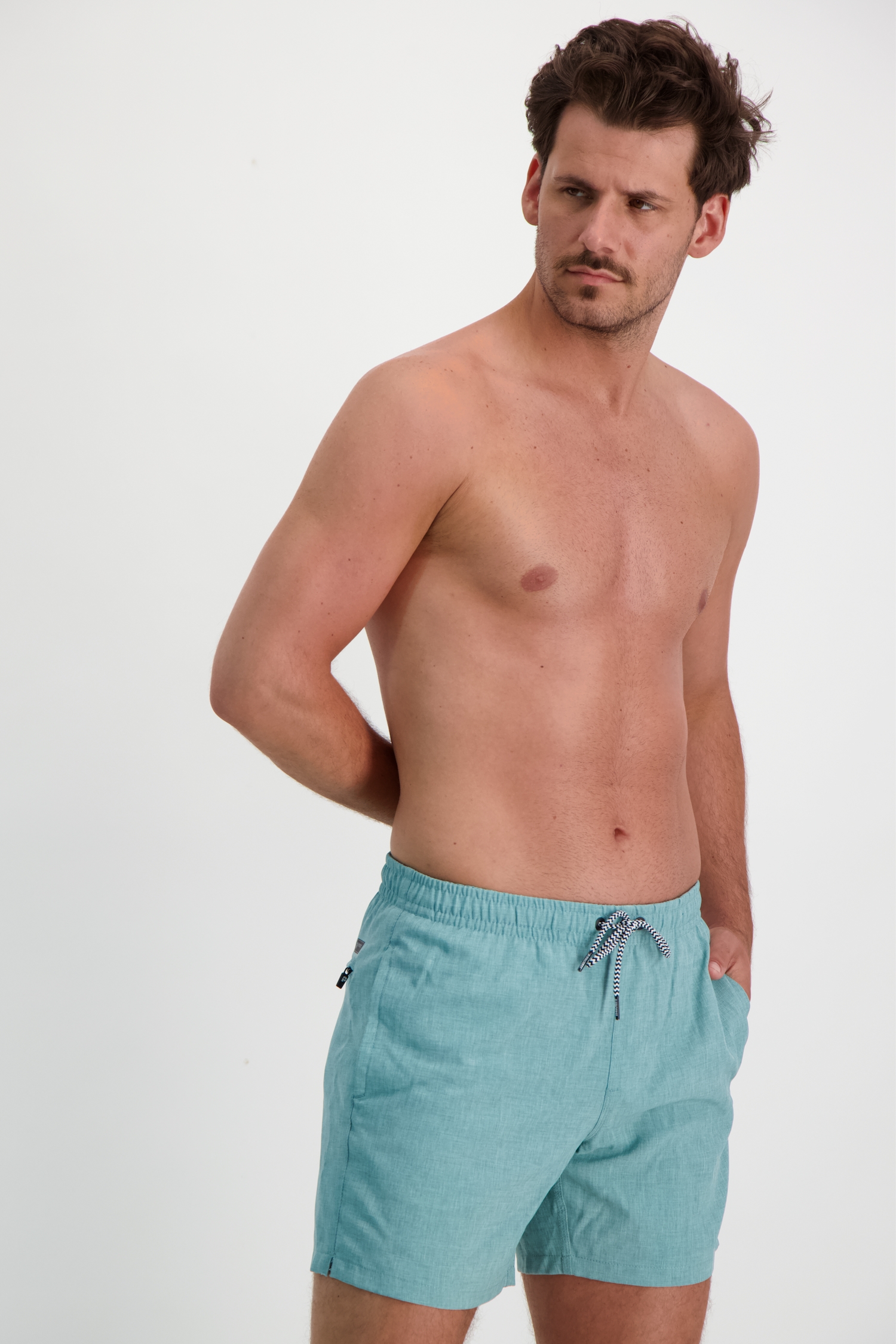 PROTEST DAVEY Herren Badeshort Grün, Herren, Größe: M