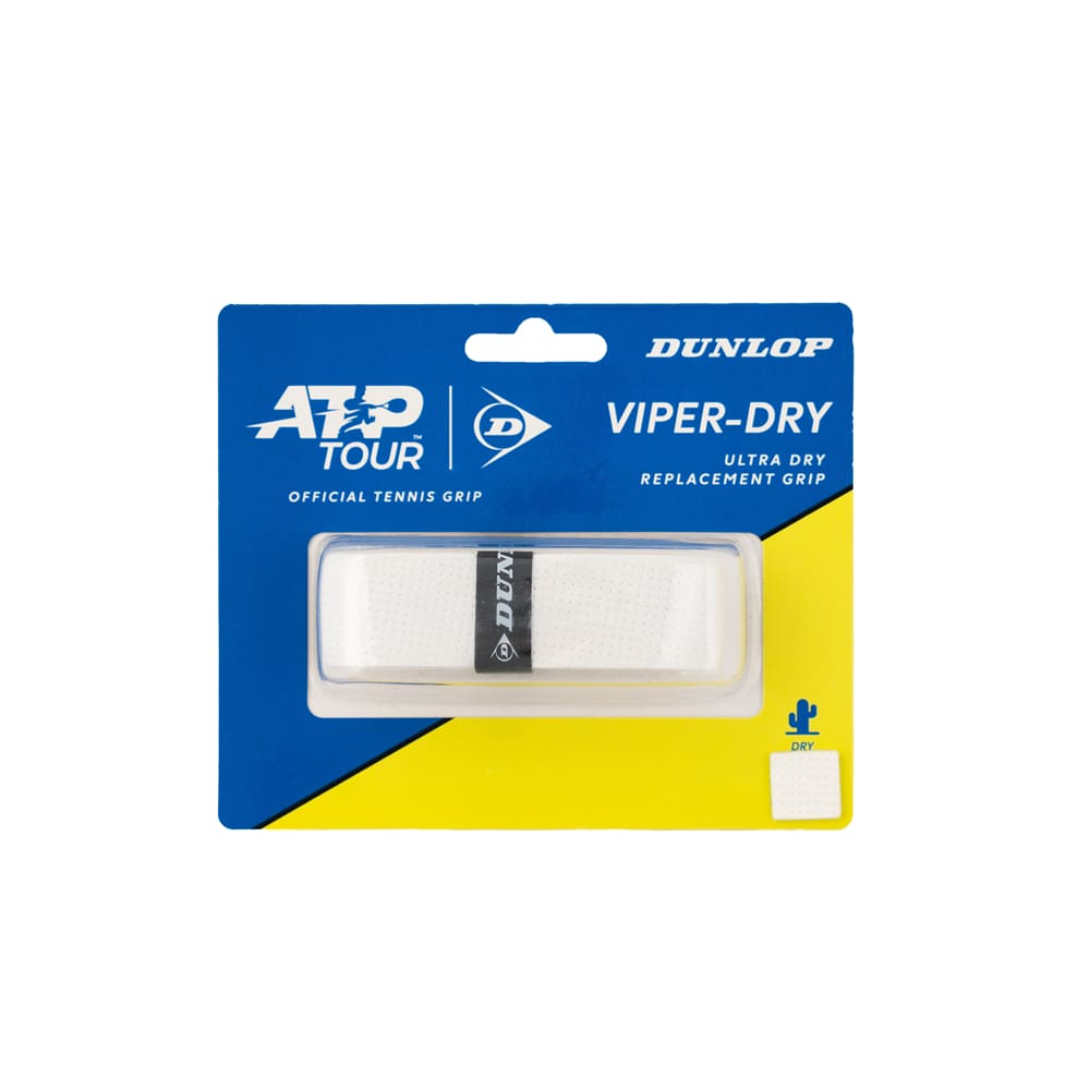 Dunlop Viper-Dry Replacement Griffband Weiss, Herren, Größe: ONE SIZE